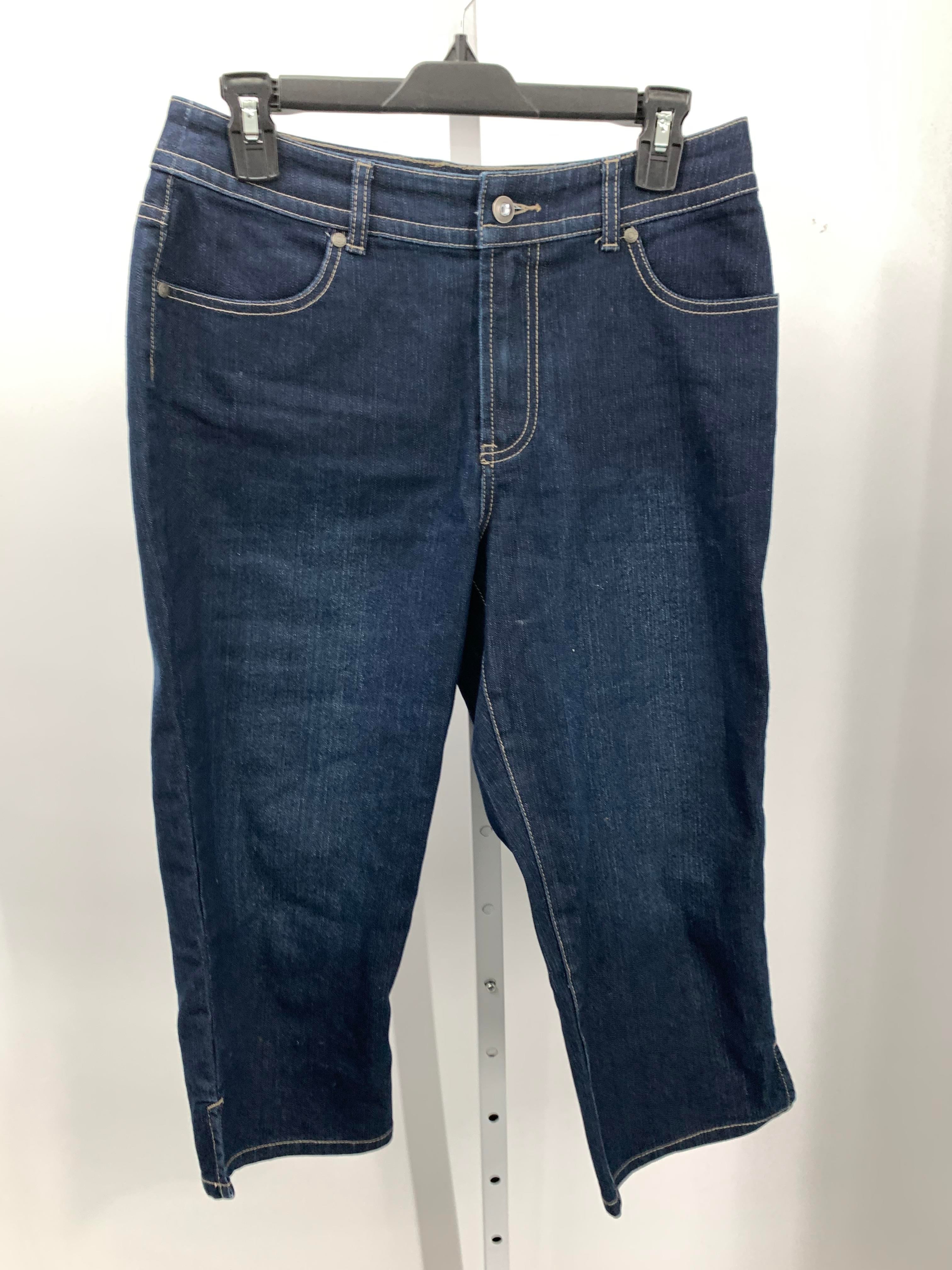 Chico's Size Small Misses Cropped Jeans