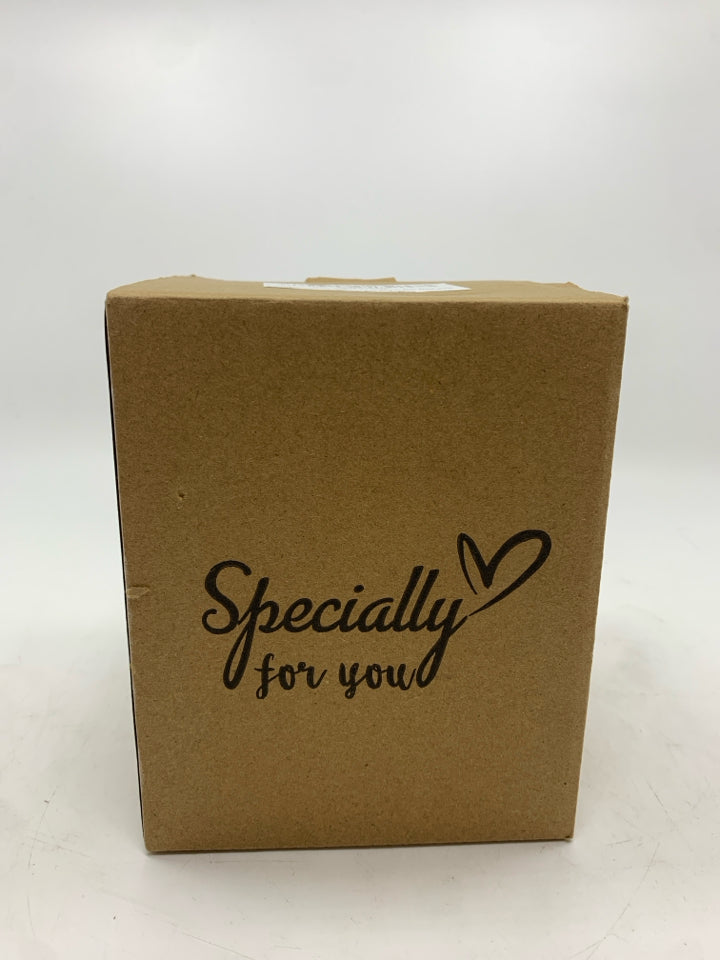 NIB SPECIALTY WINE GLASS "AND YET YOU'RE STILL TALKING".