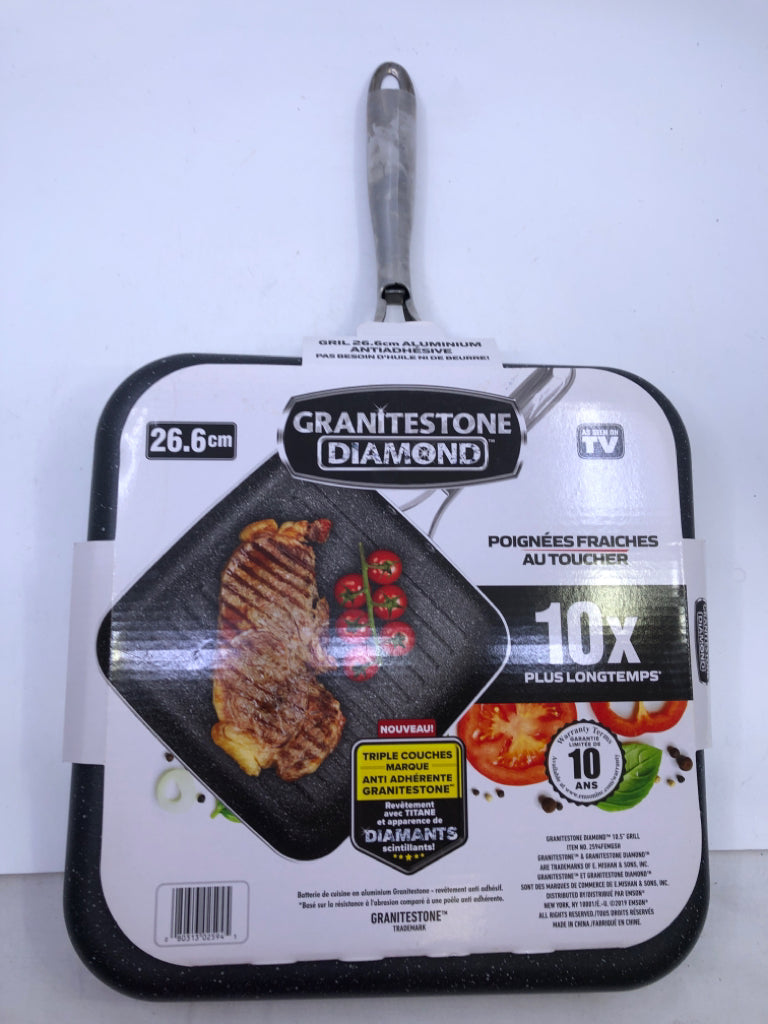 NIP NON-STICK ALUMINUM GRILL.