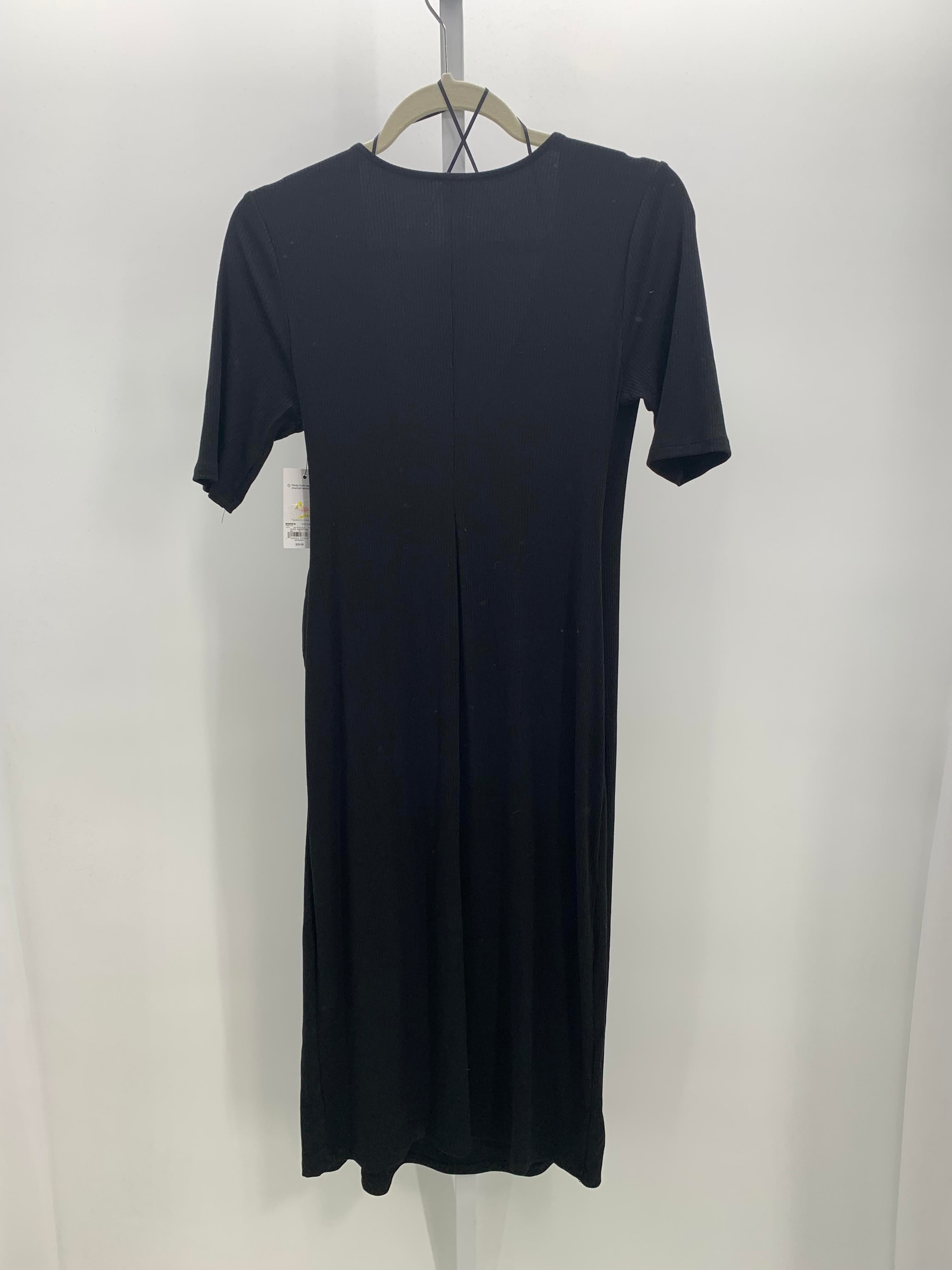 Sonoma Black Size Small Maternity Short Sleeve Dress