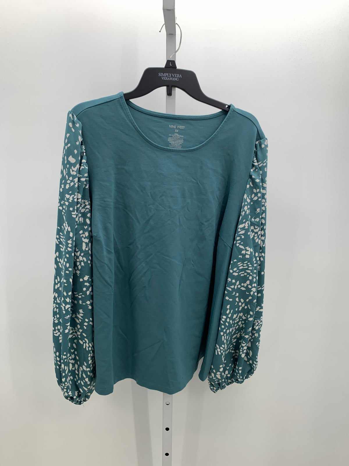 Nine West Size 3X Womens Long Sleeve Shirt