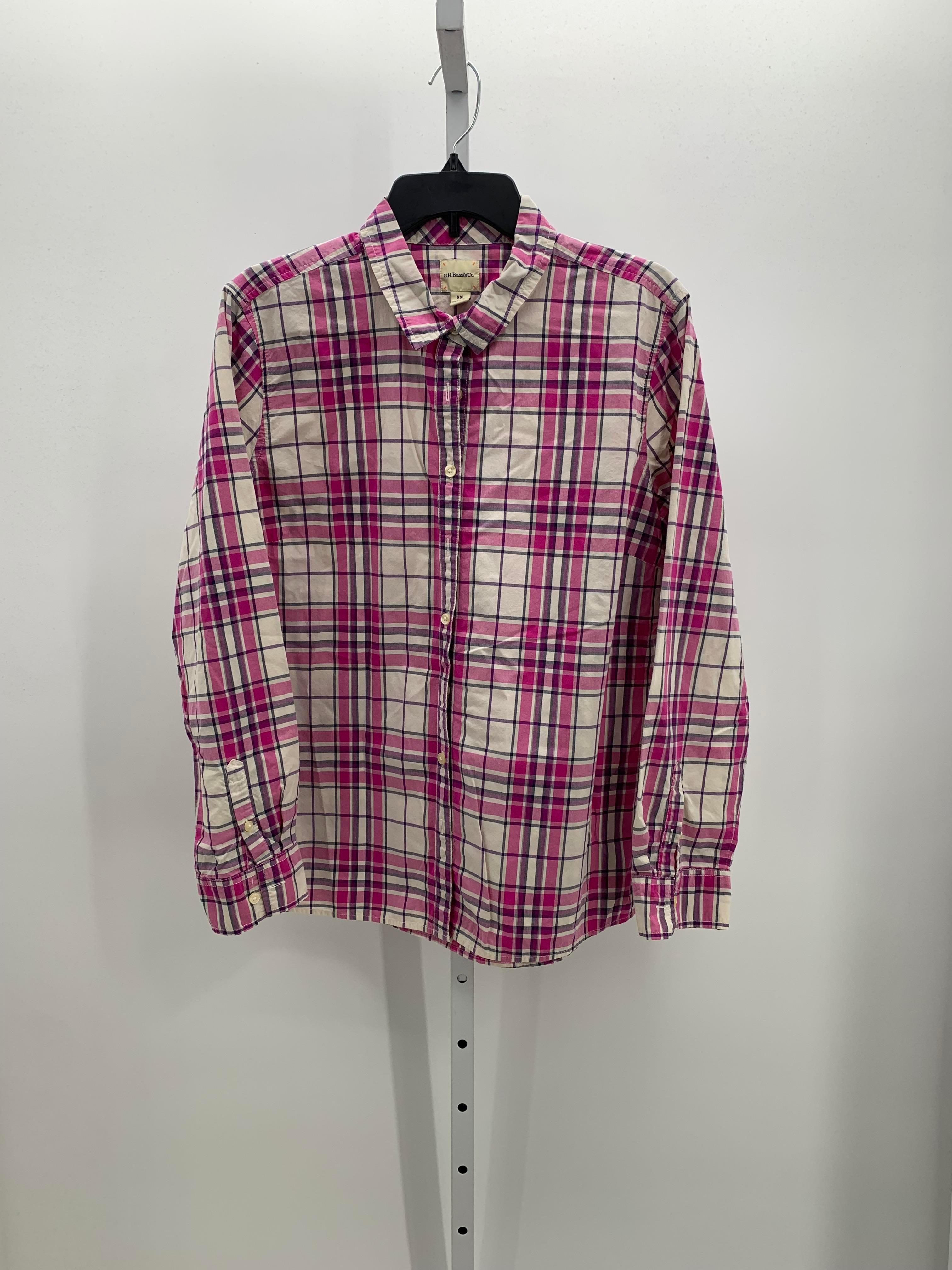 G.H. Bass & Co. Size XXL Misses Long Sleeve Shirt