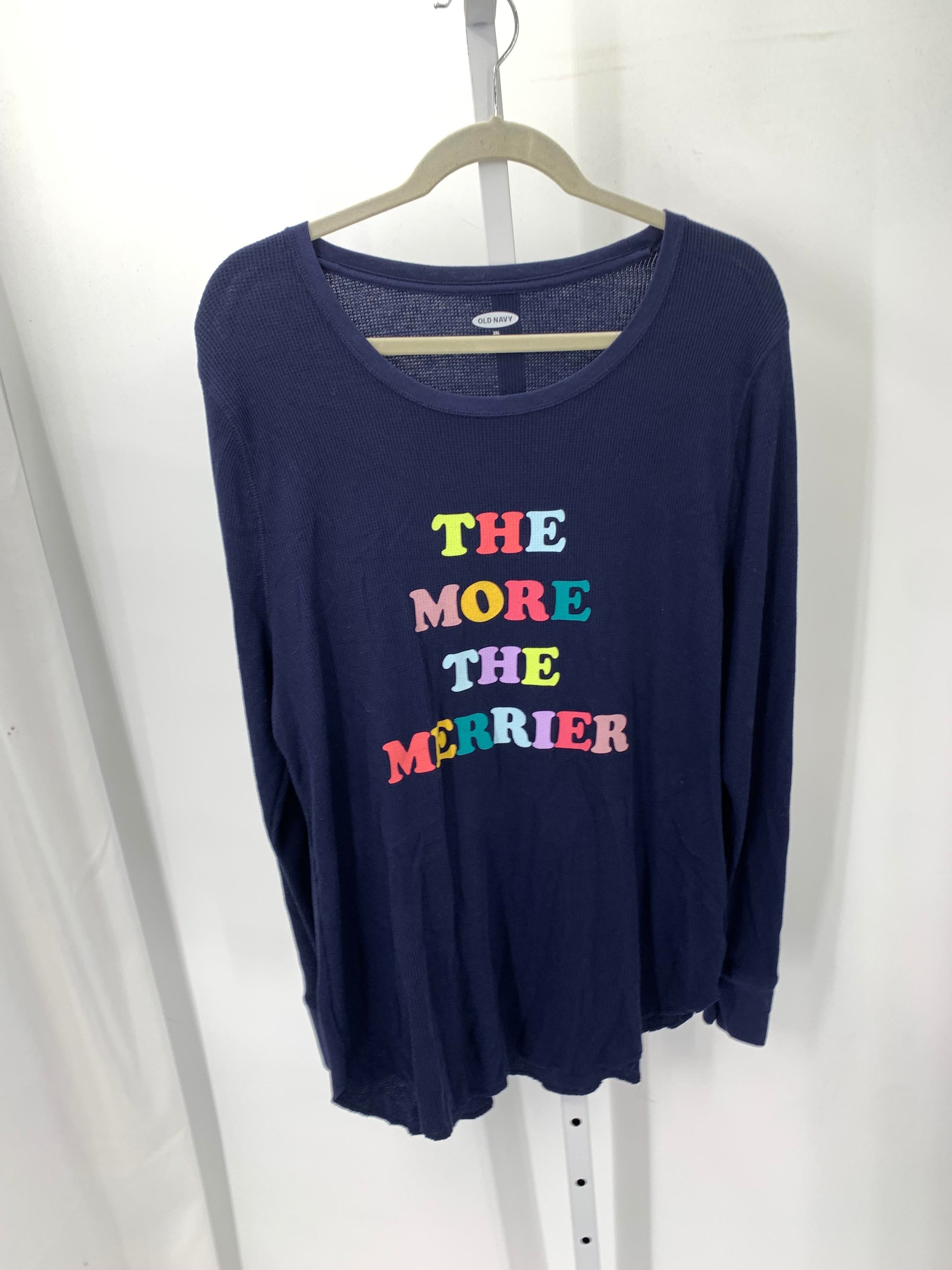 LONG SLV SHIRT THE MORE THE MERRIER