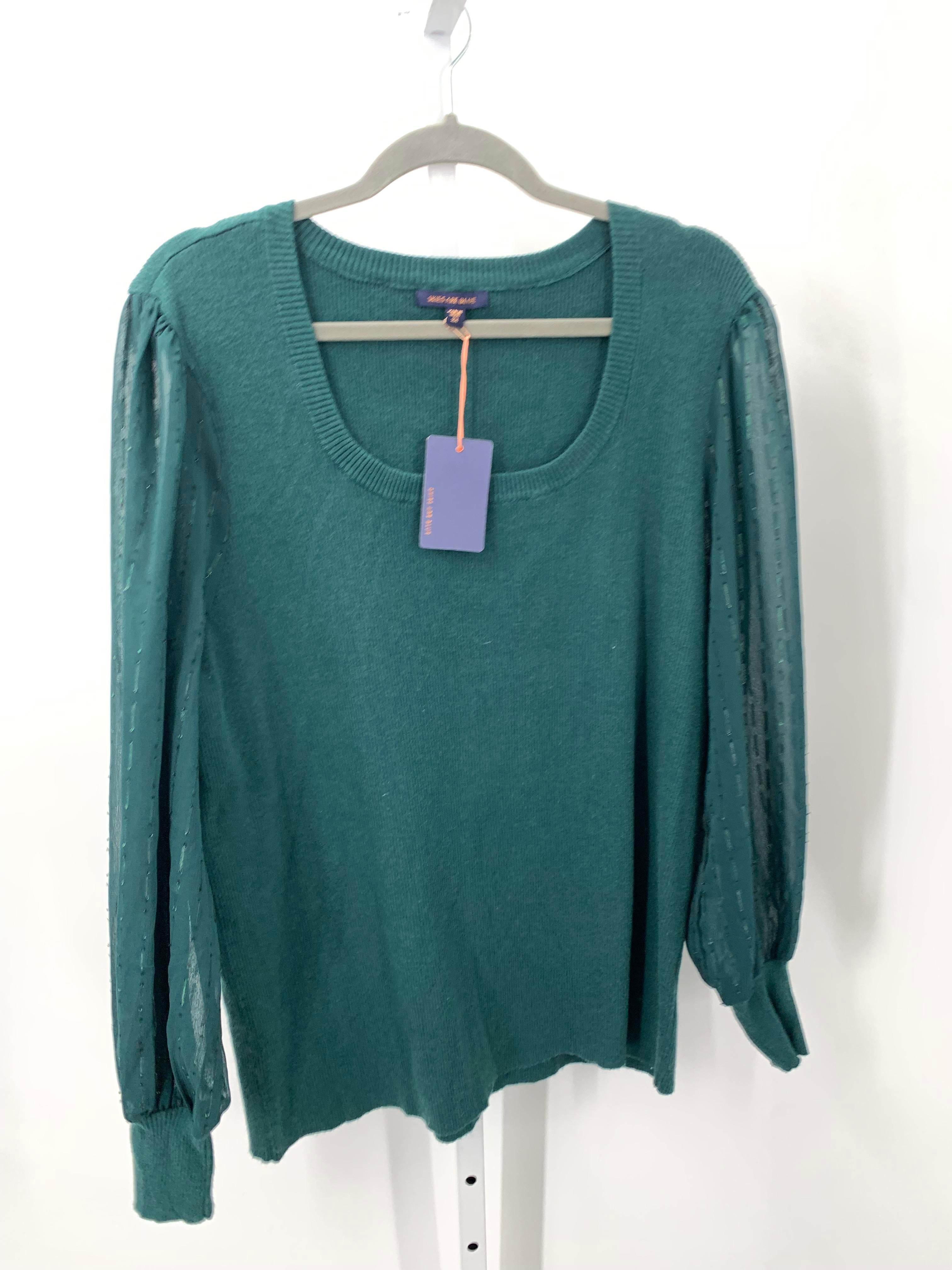 Size 2X Womens Long Slv Sweater