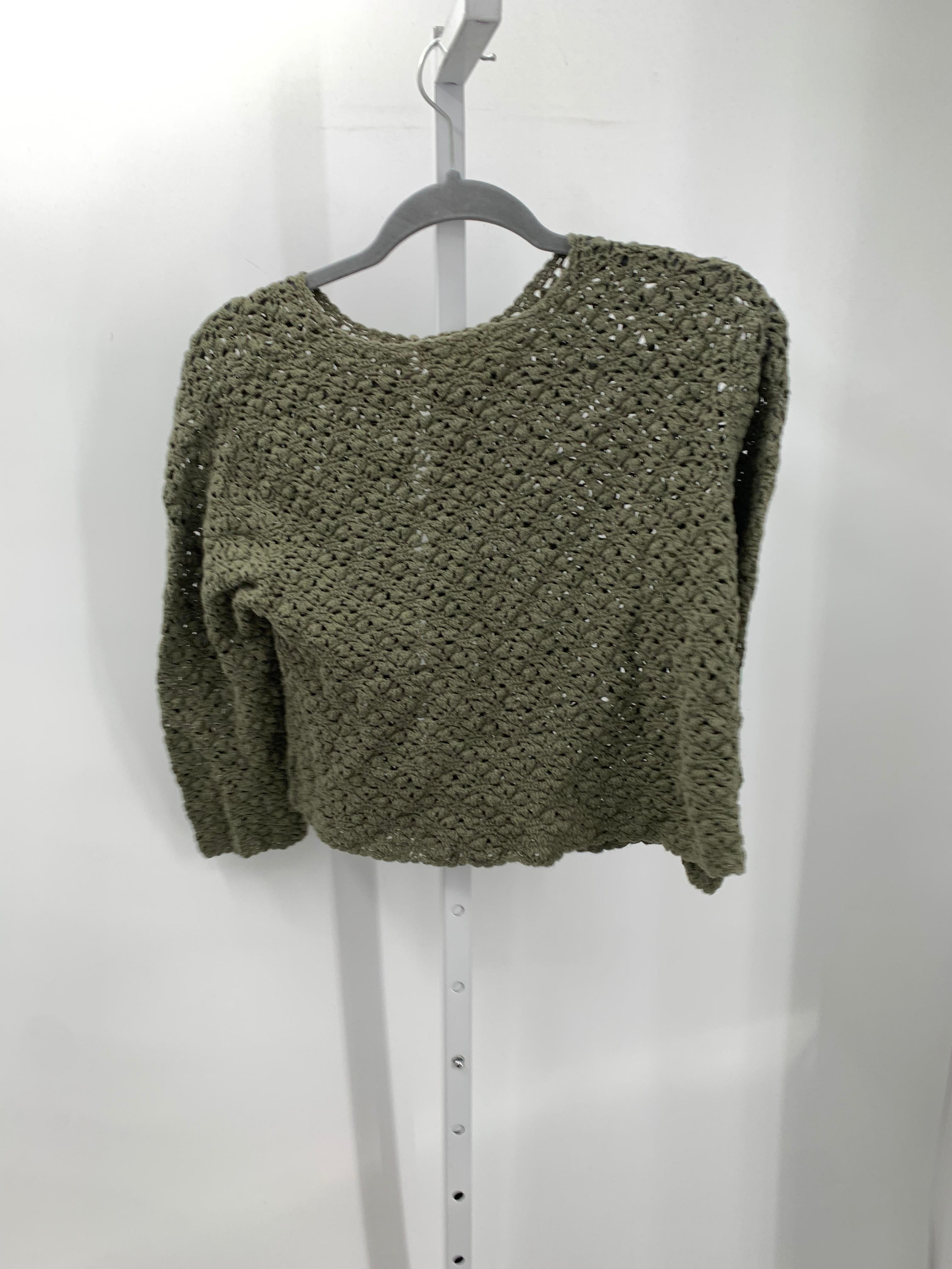 Eddie Bauer Size Large Misses 3/4 Sleeve Sweater