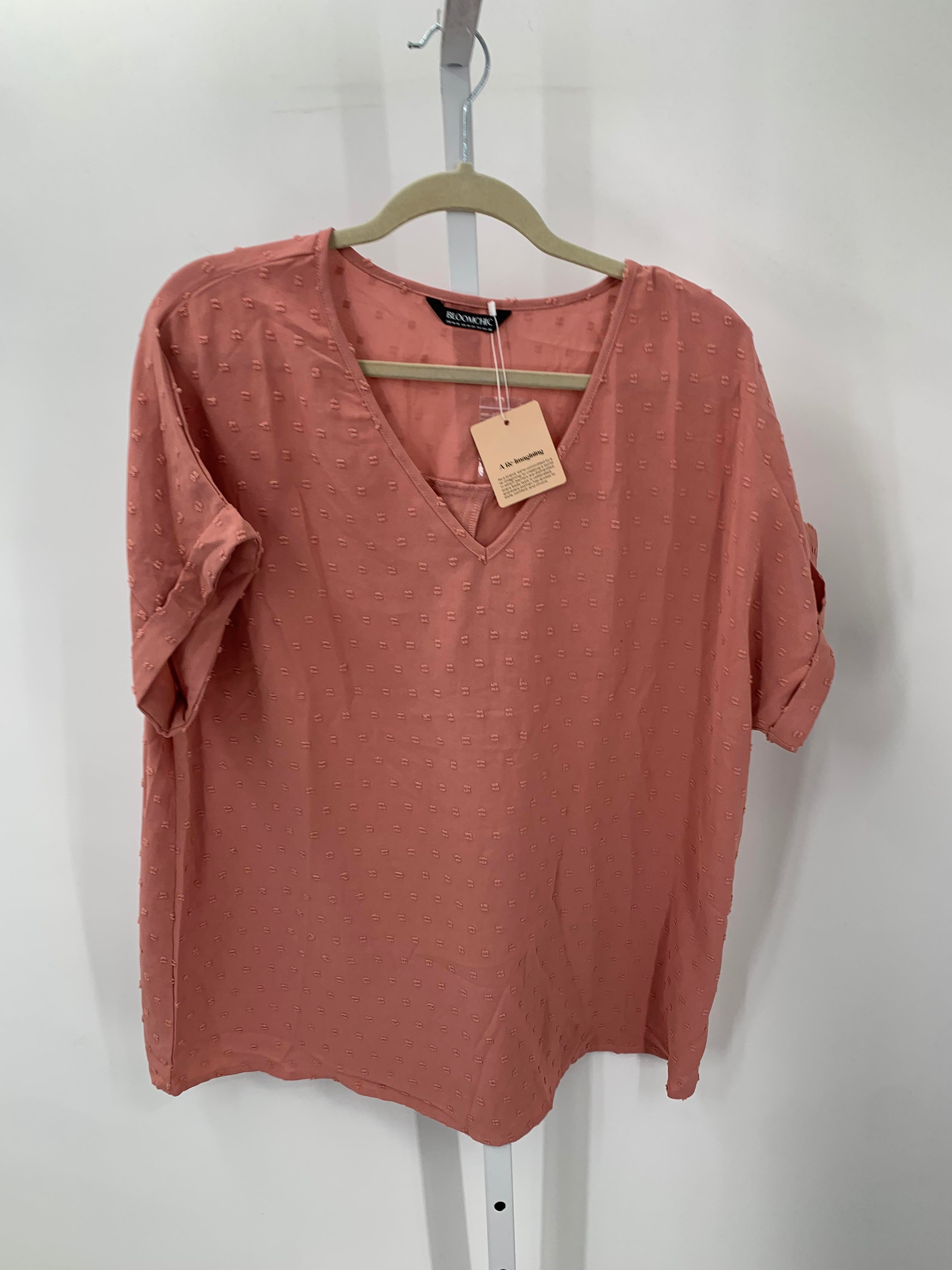 Size 14 Misses Short Sleeve Shirt