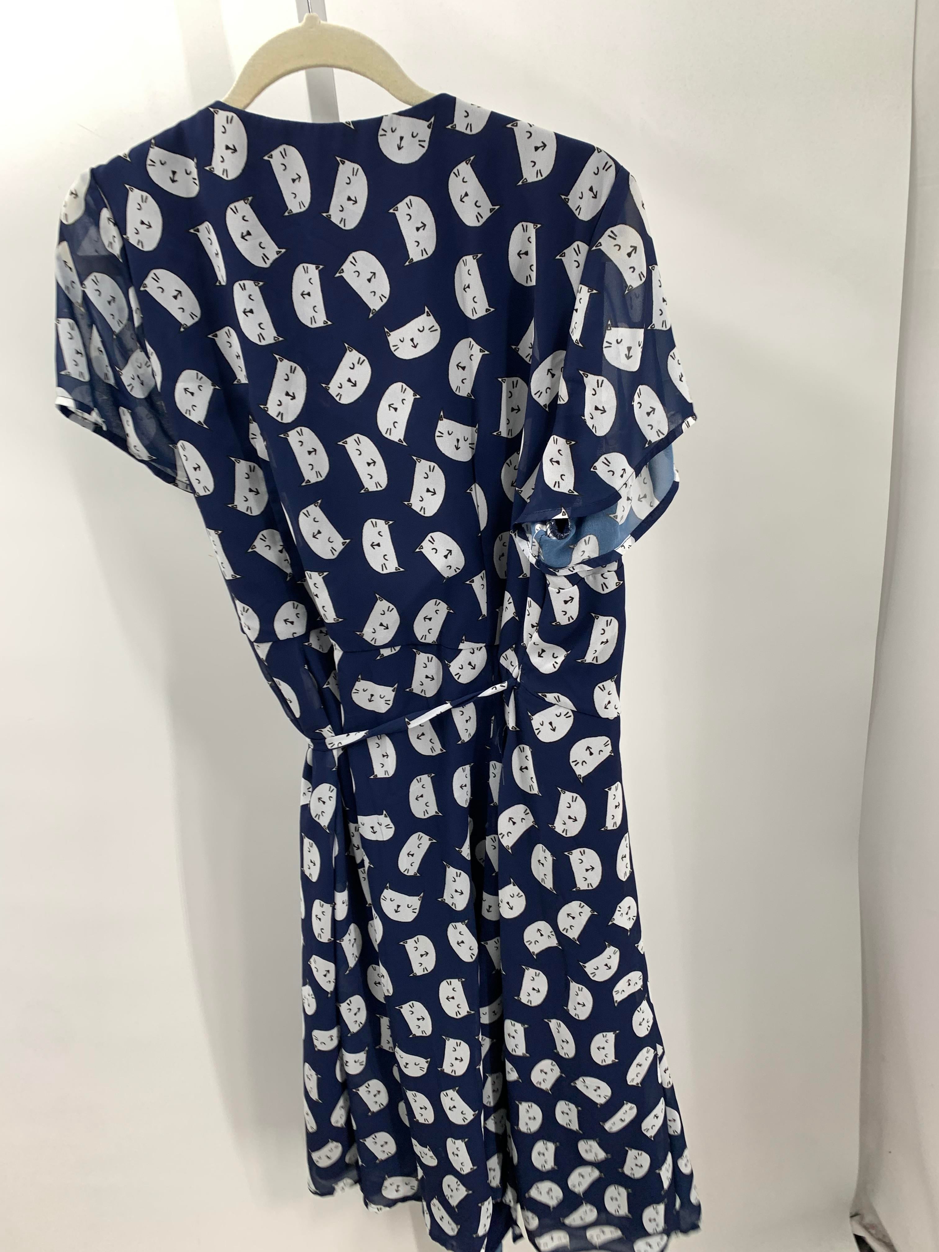 Size 2X Womens Short Sleeve Dress