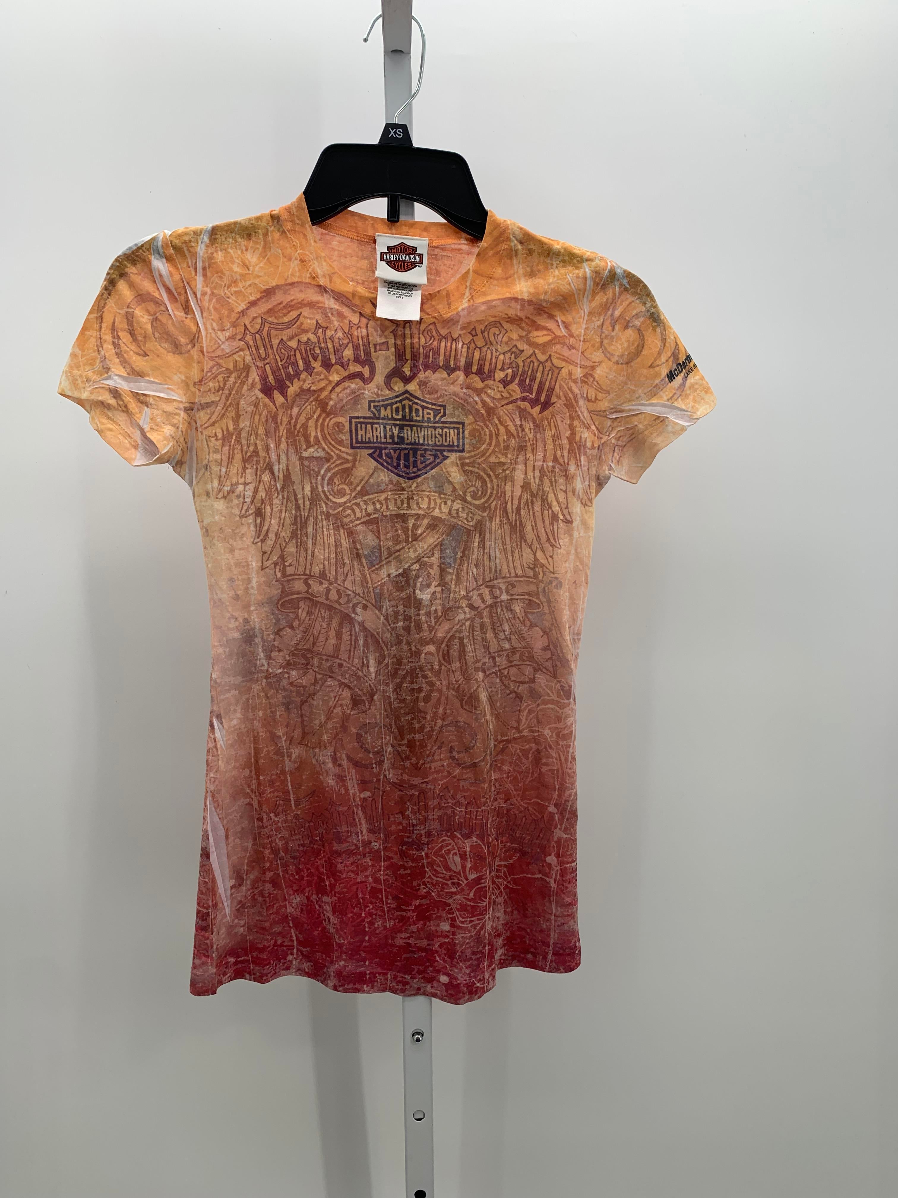 Harley-Davidson Size Small Misses Short Sleeve Shirt