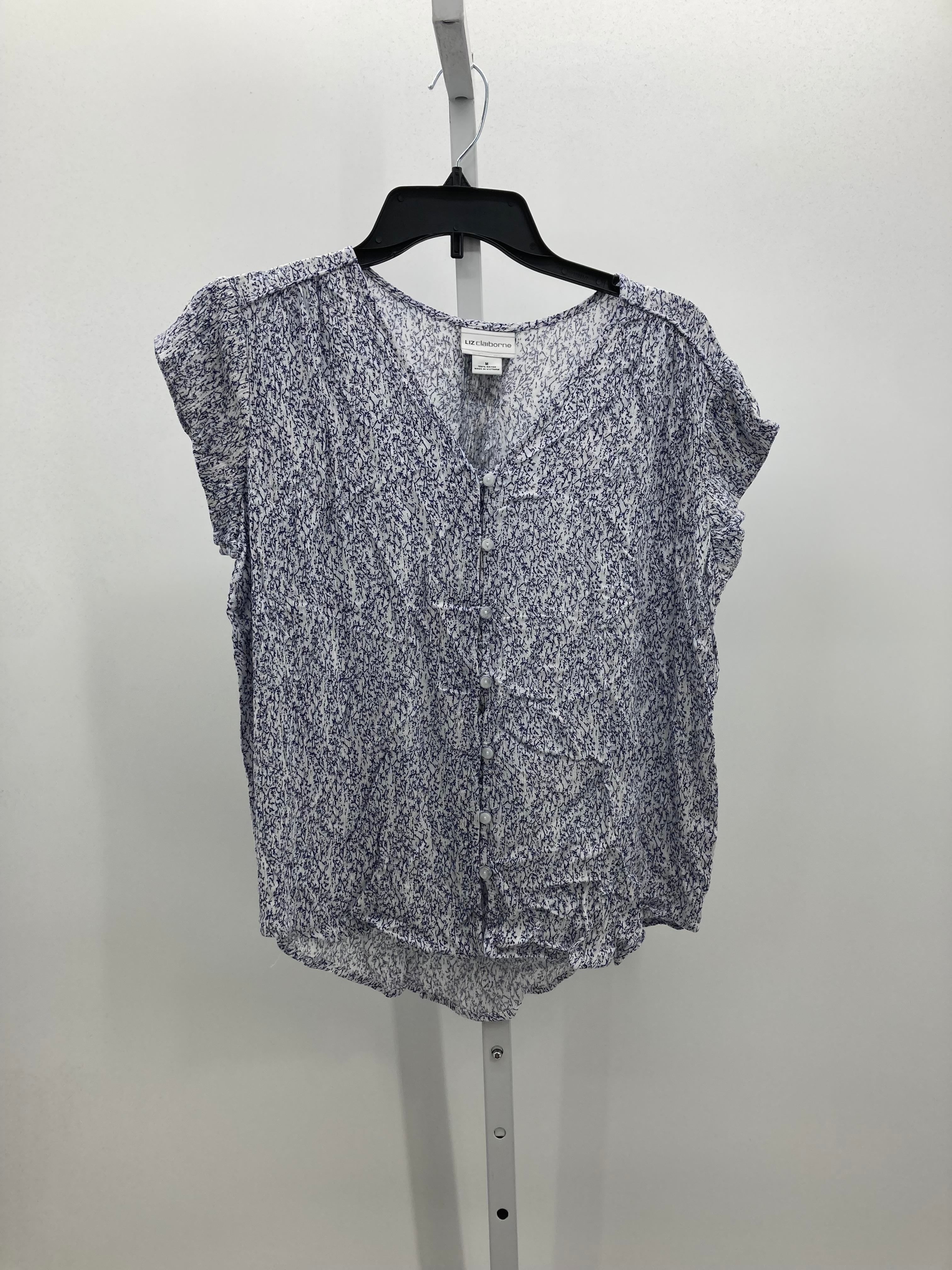 Liz Claiborne Size Medium Misses Short Sleeve Shirt