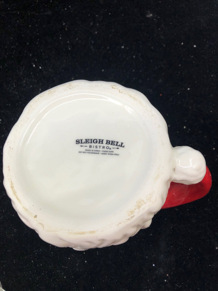 SANTA HEAD WINKING MUG.