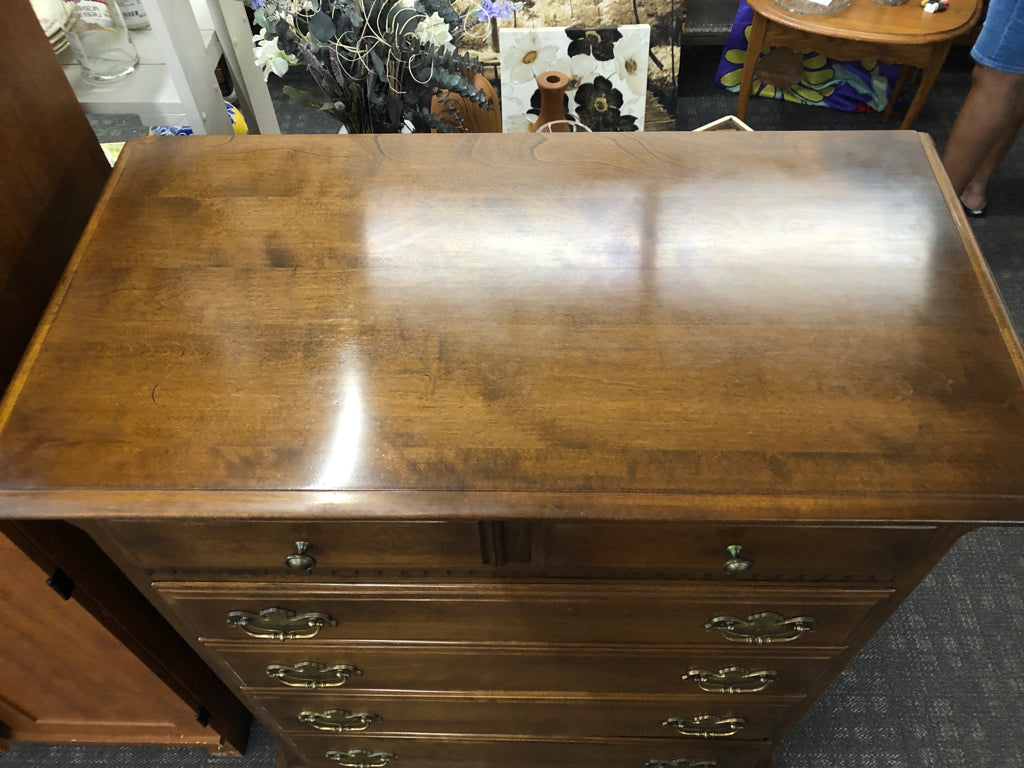 VTG TALL DRESSER.