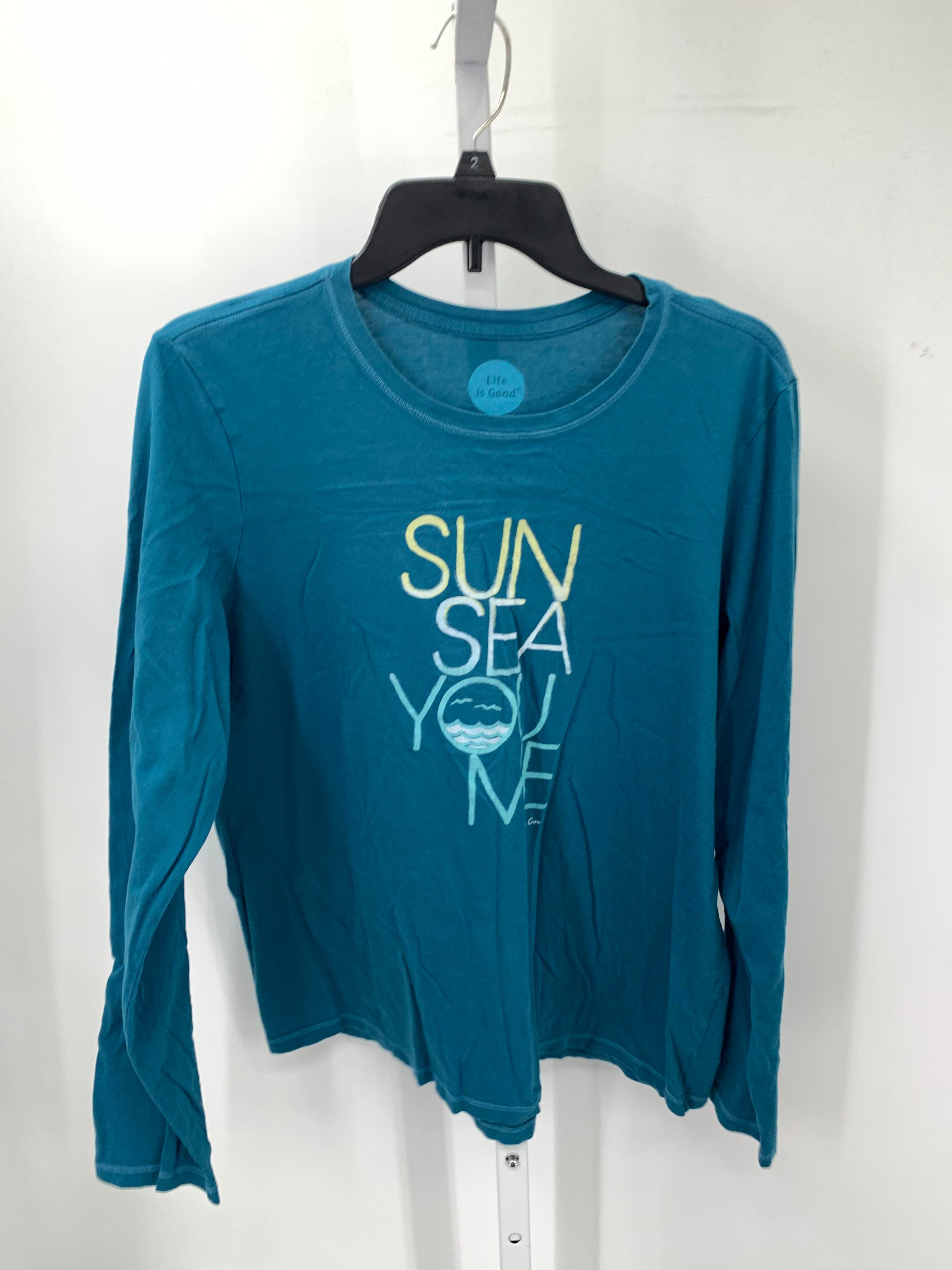 Life is Good Size Large Misses Long Sleeve Shirt