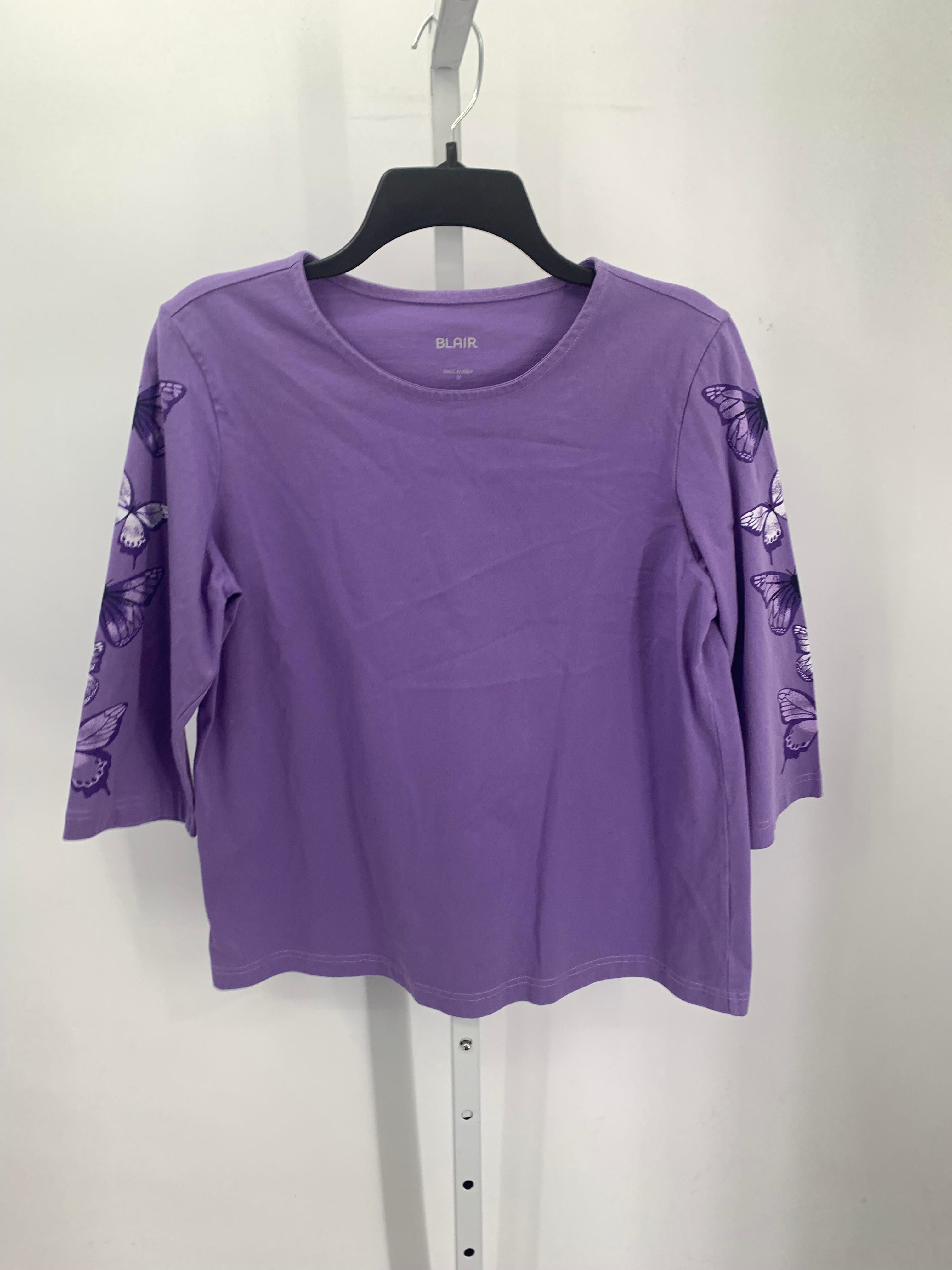 Blair Size Medium Misses 3/4 Sleeve Shirt