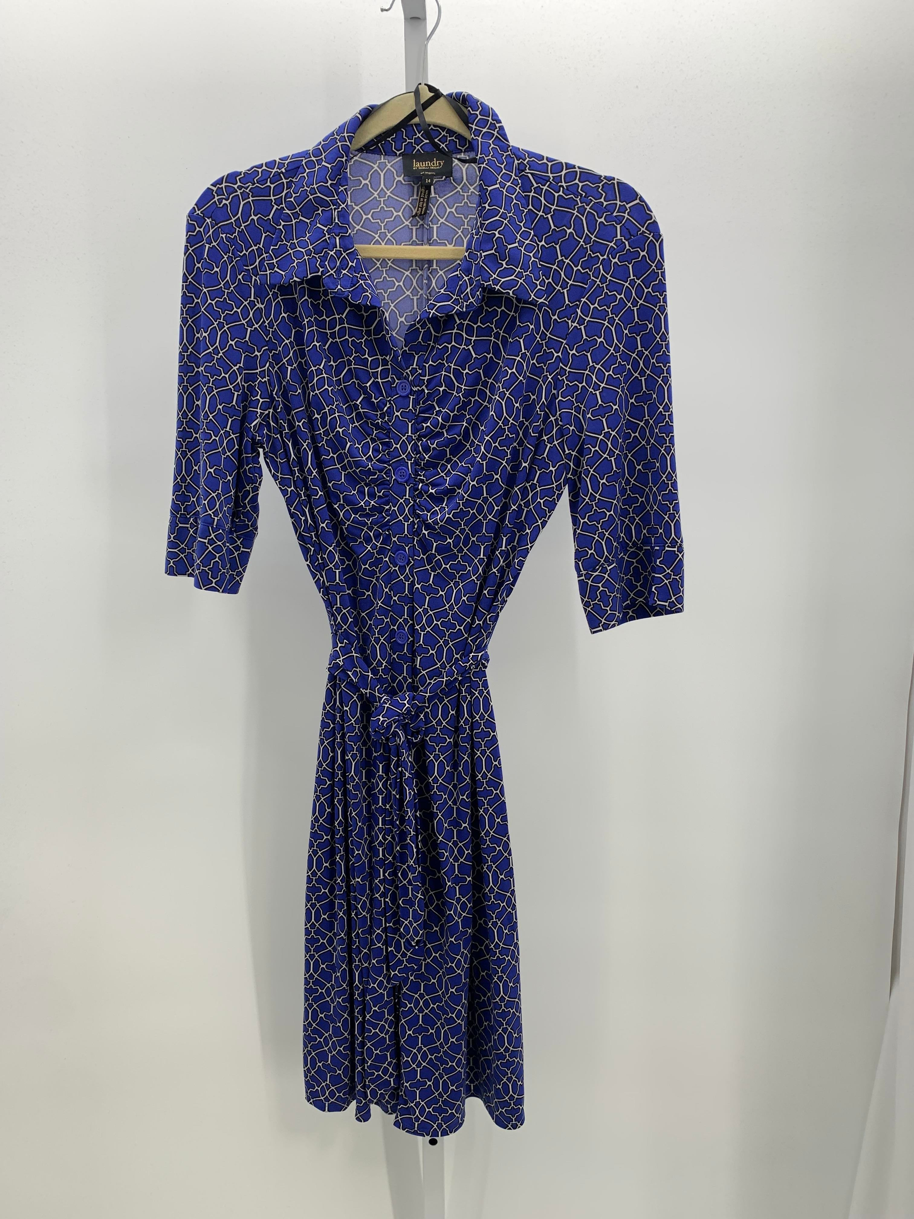 Laundry Size 14 Misses Short Sleeve Dress