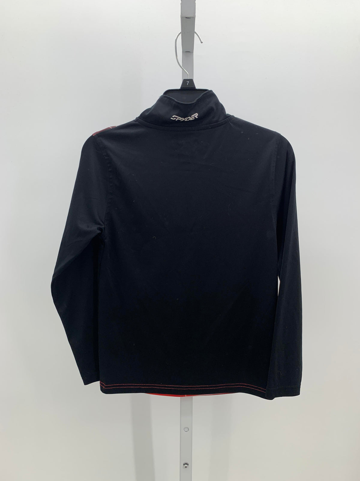 RED PARTIAL ZIP