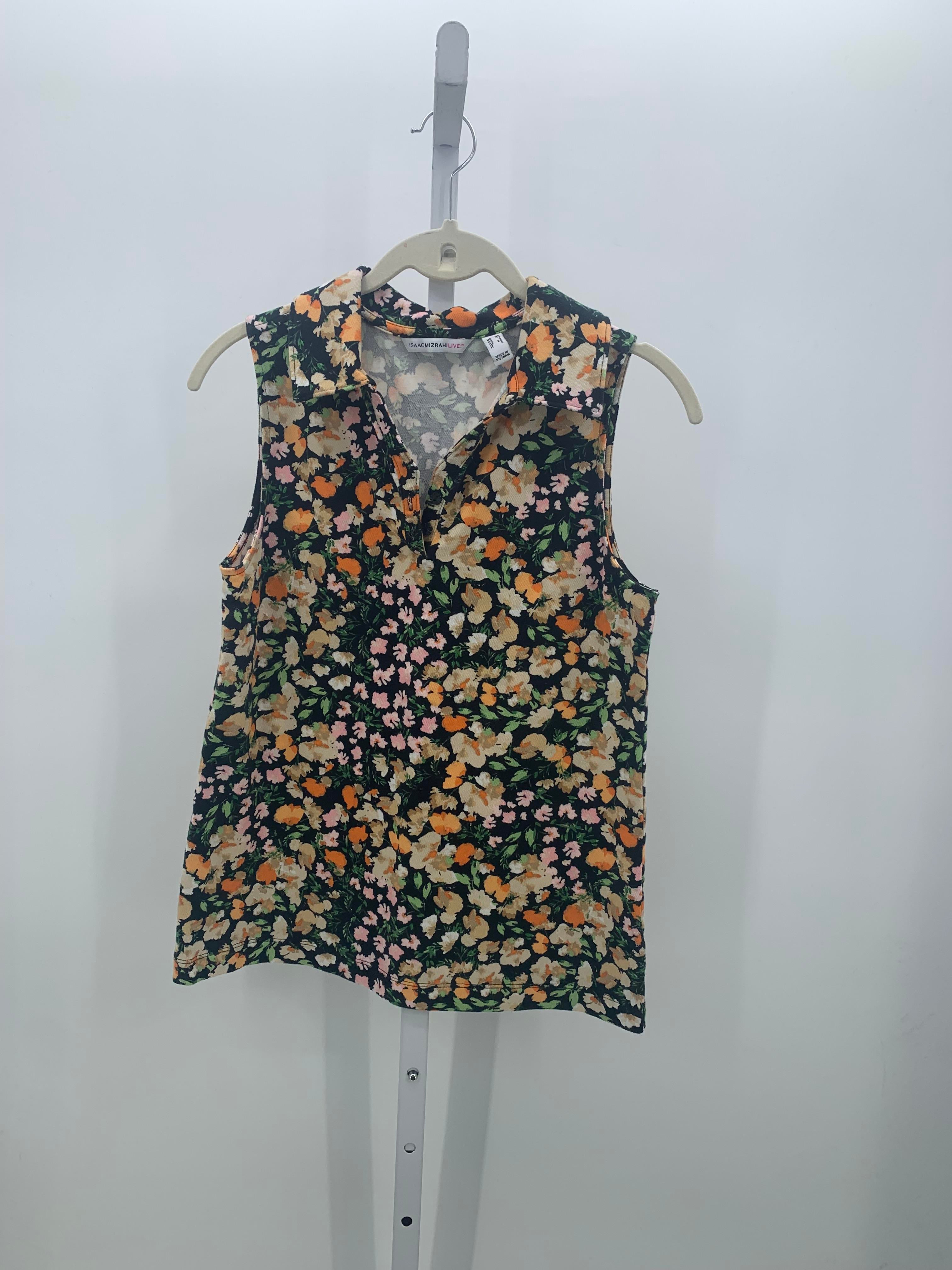 Isaac Mizrahi Size X Small Misses Sleeveless Shirt