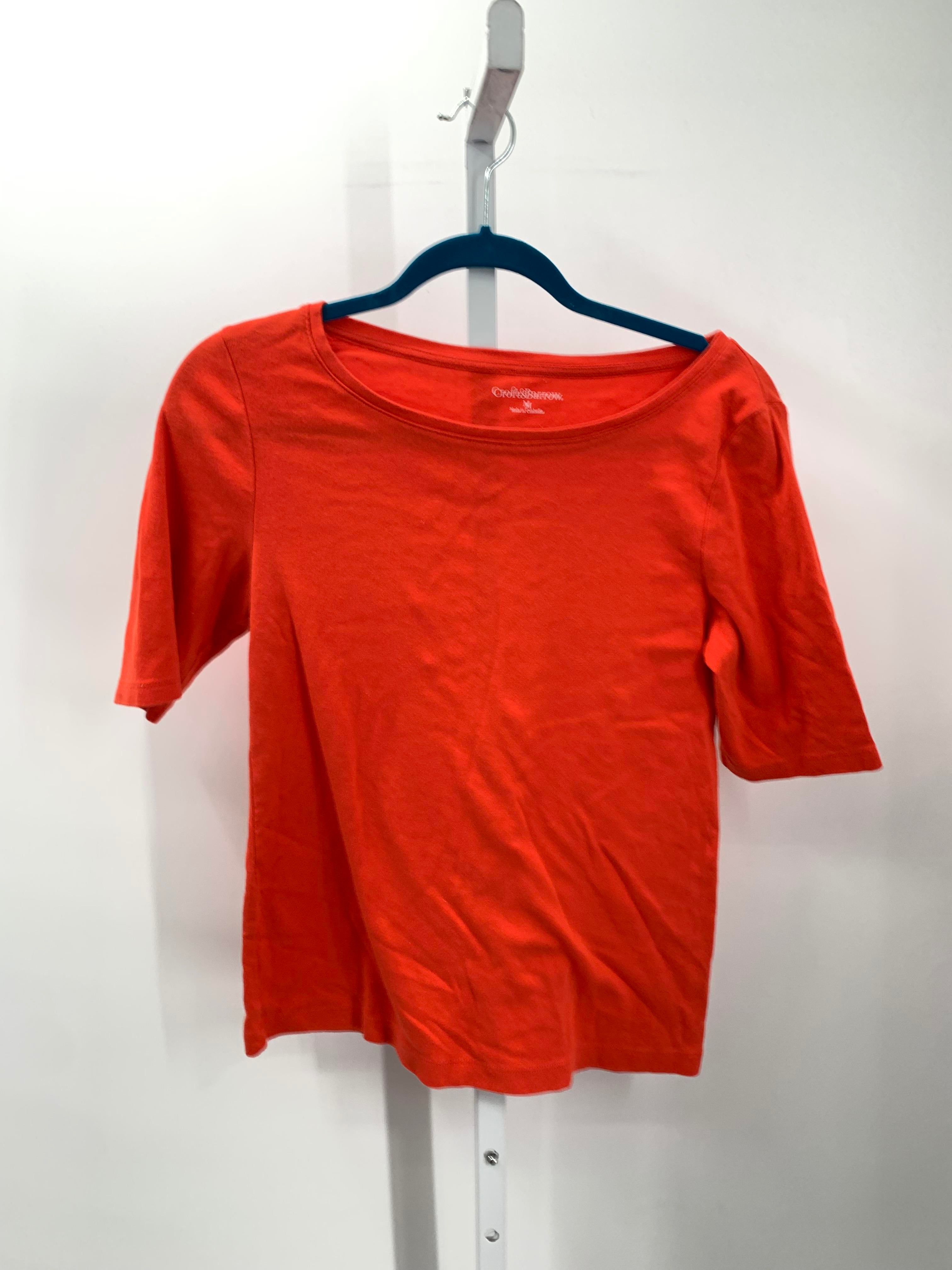 Croft & Barrow Size Medium Misses Short Sleeve Shirt