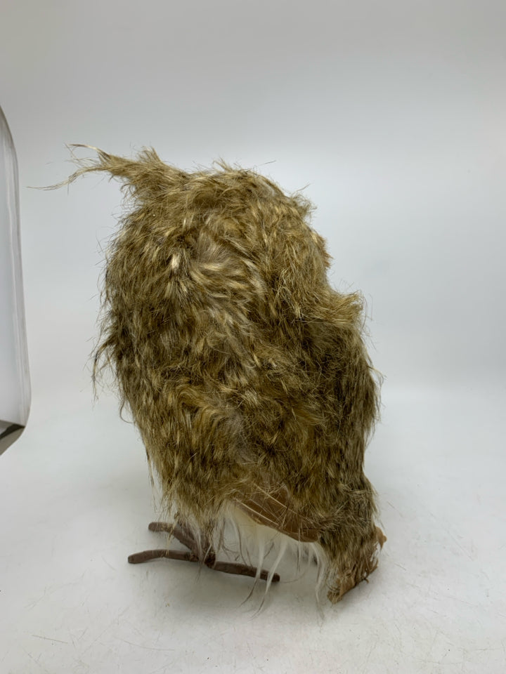 FAUX STANDING BARN OWL.