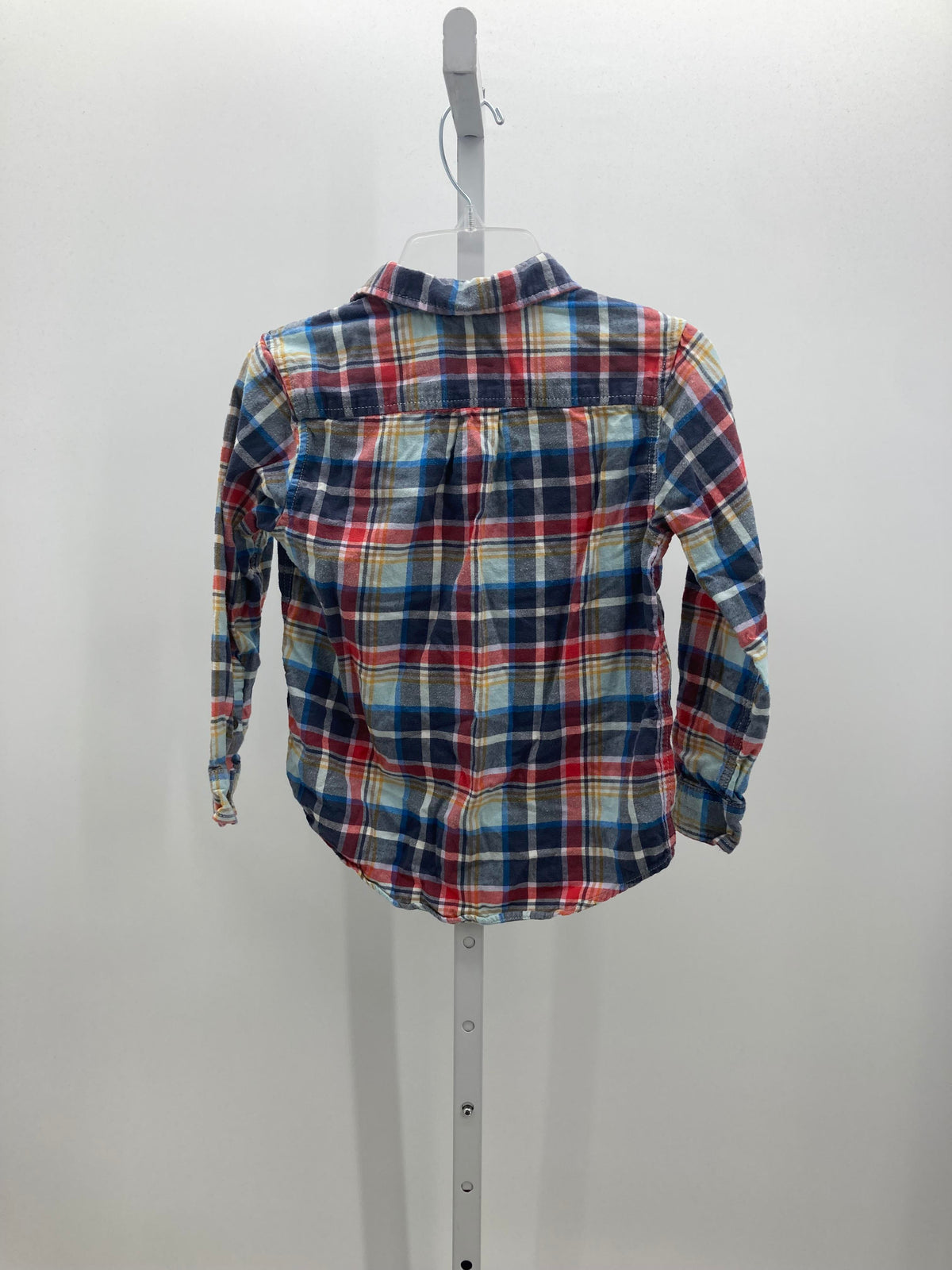 PLAID BTN DOWN