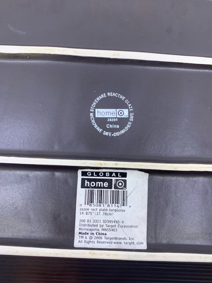 LARGE AQUA/ BLACK SERVER.