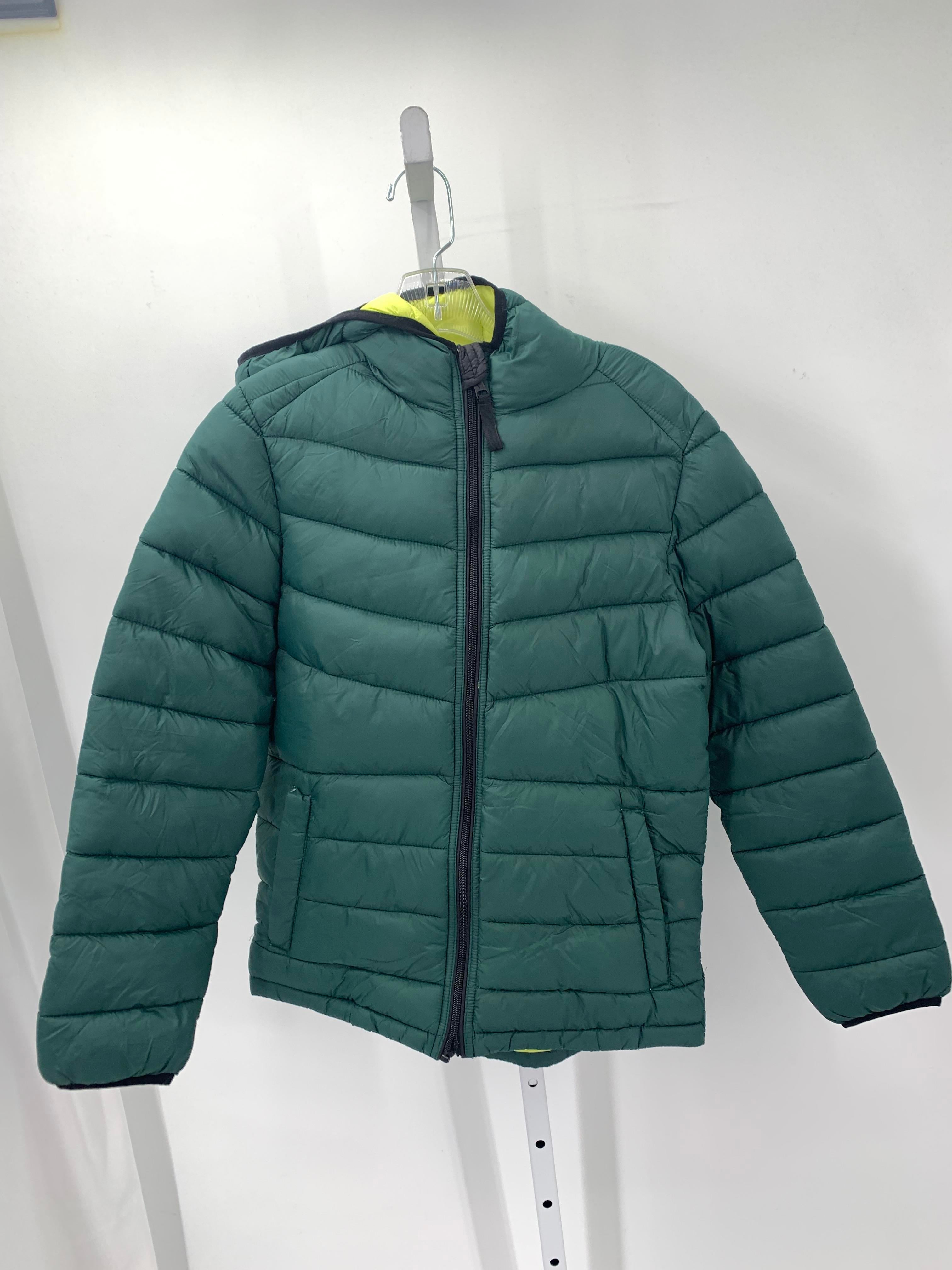 HOODED ZIP PUFF JACKET