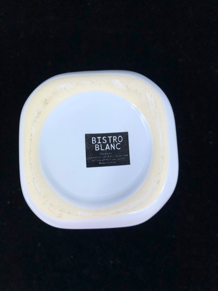 CERAMIC WHITE MILK BOTTLE.
