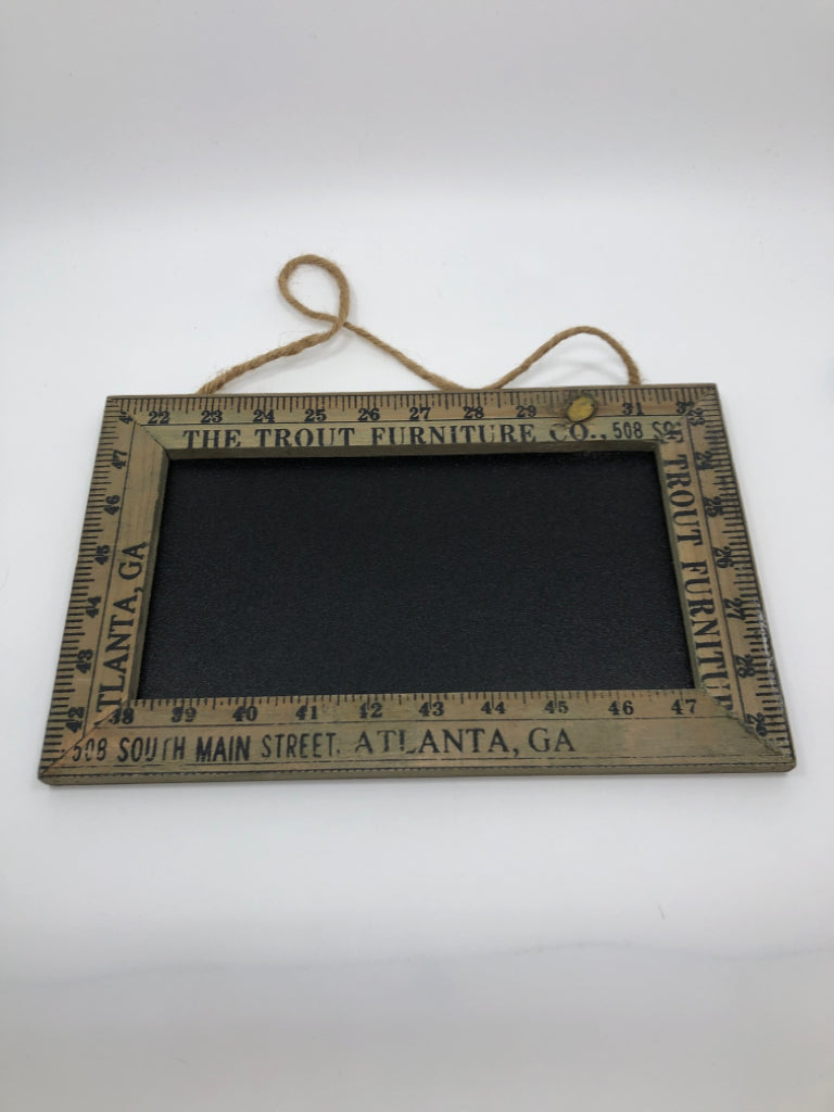 METER STICK CHALK-BOARD-THE TROUT FURNITURE CO.