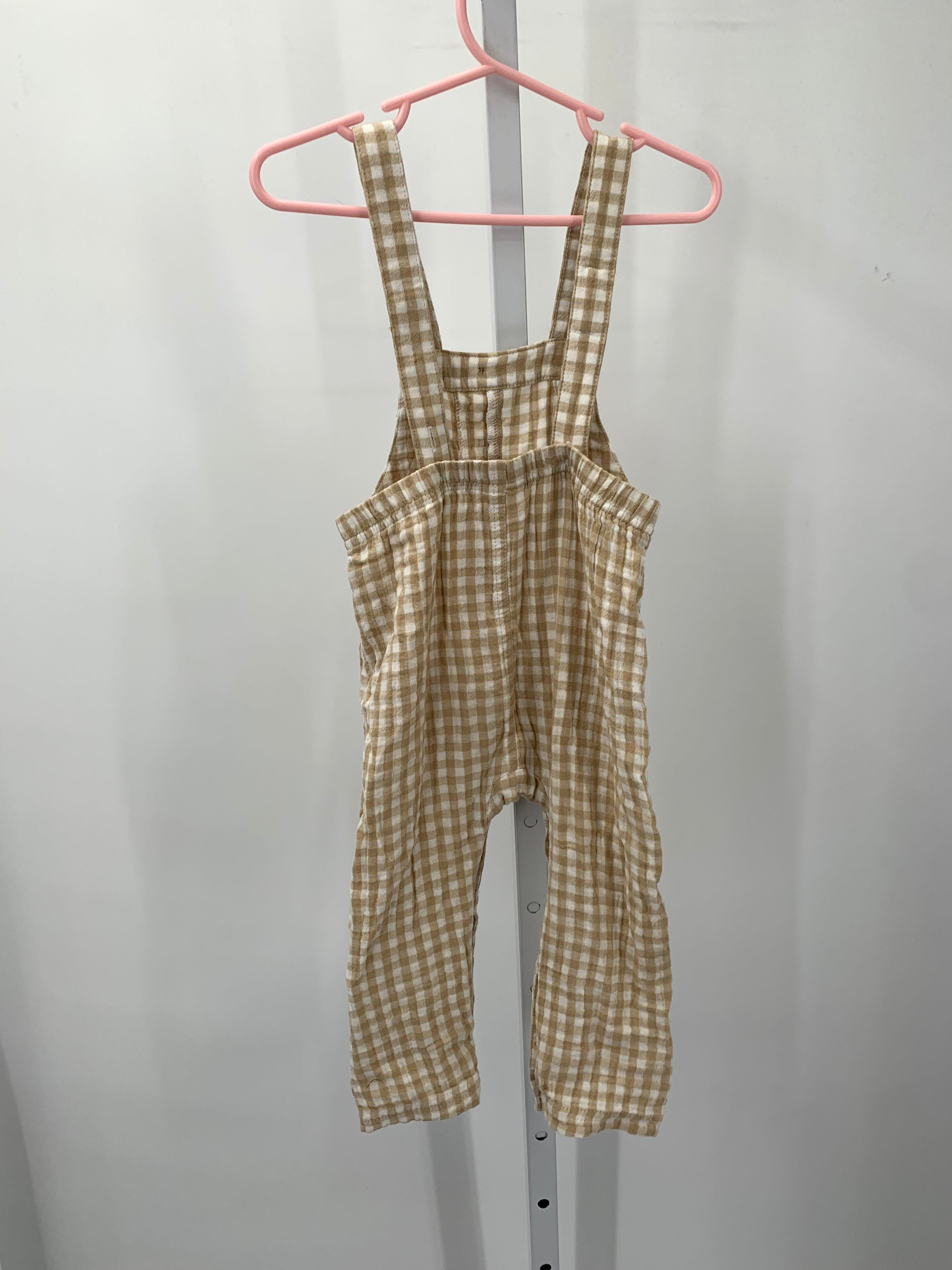 PLAID COTTON OVERALLS
