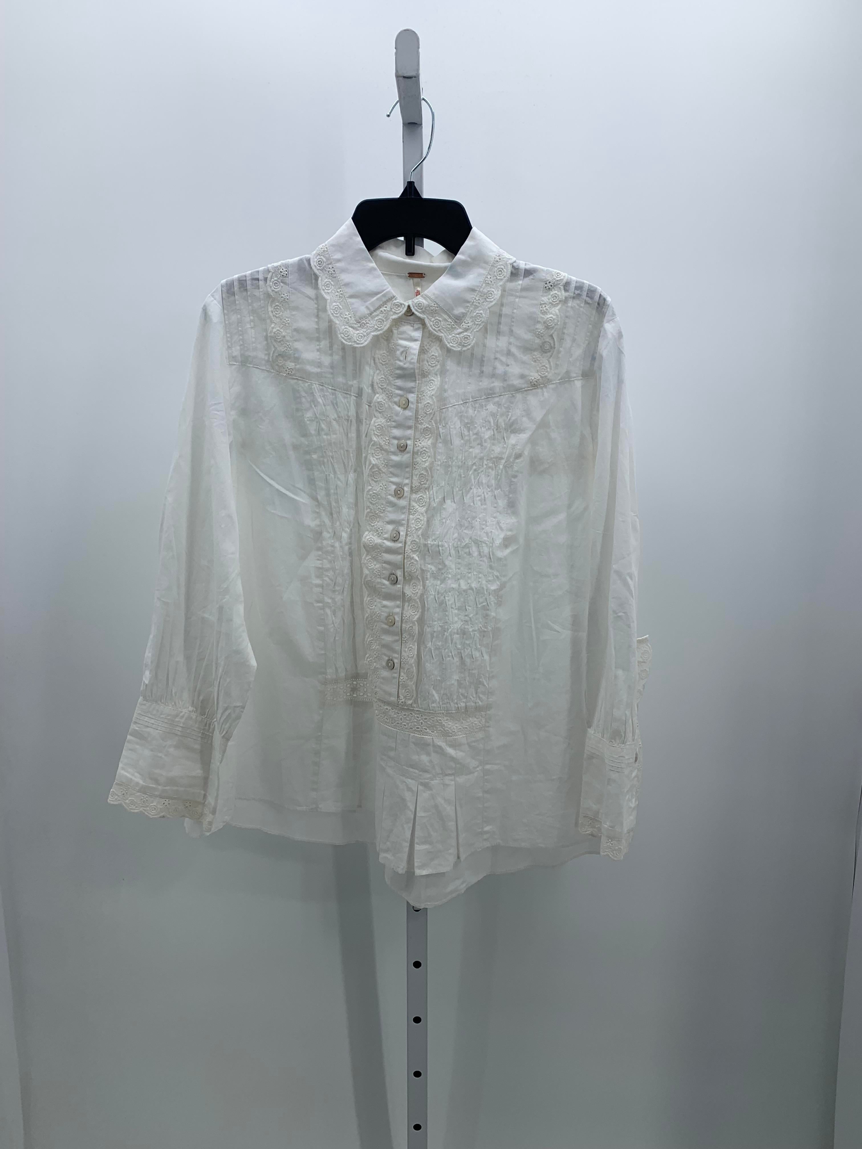 Free People Size X Small Misses Long Sleeve Shirt
