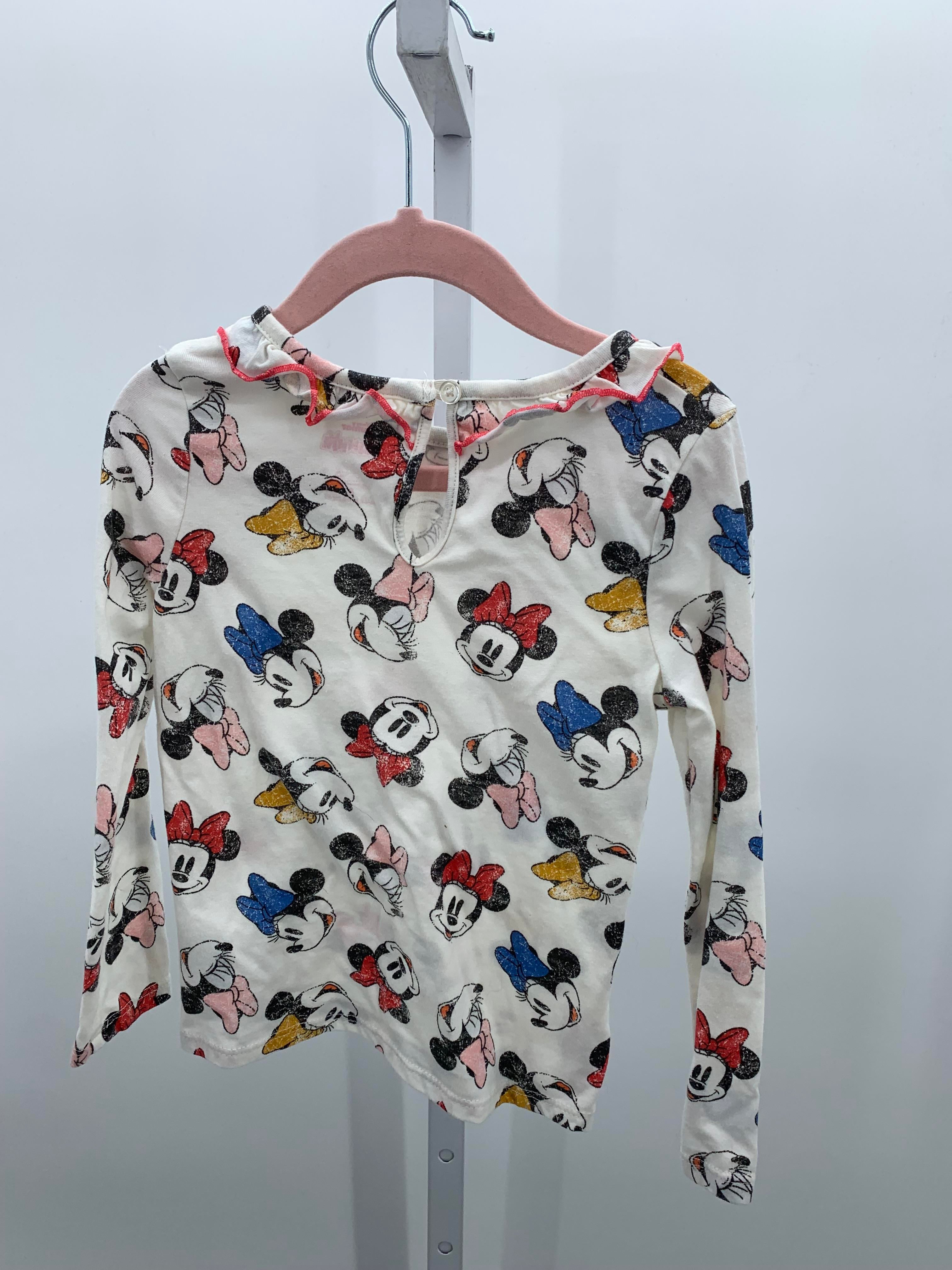 Disney Size 4T Girls Long Sleeve Shirt