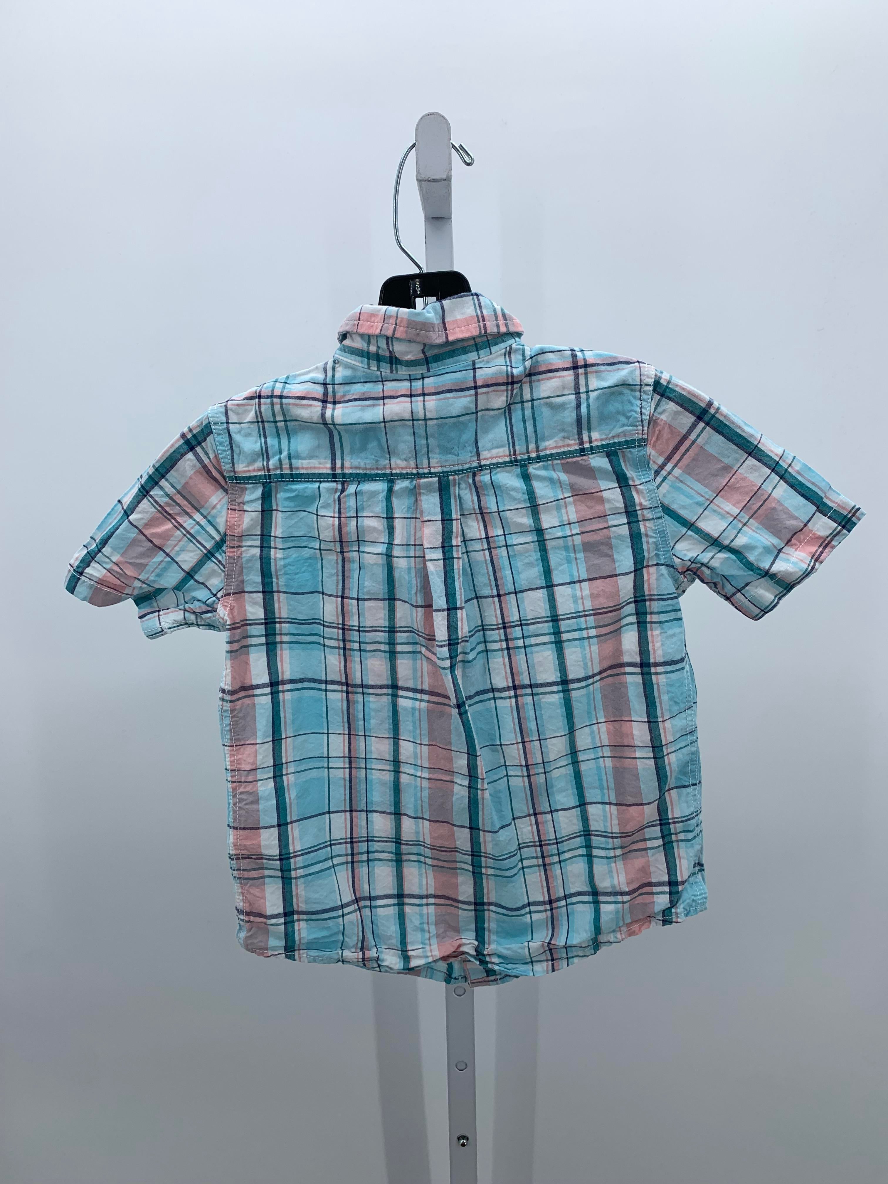 PINK PLAID BTN DOWN