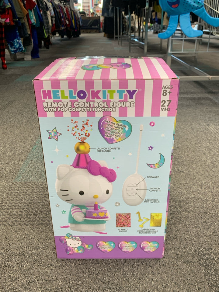 Hello Kitty Remote Control Figure With Pop Confetti Function