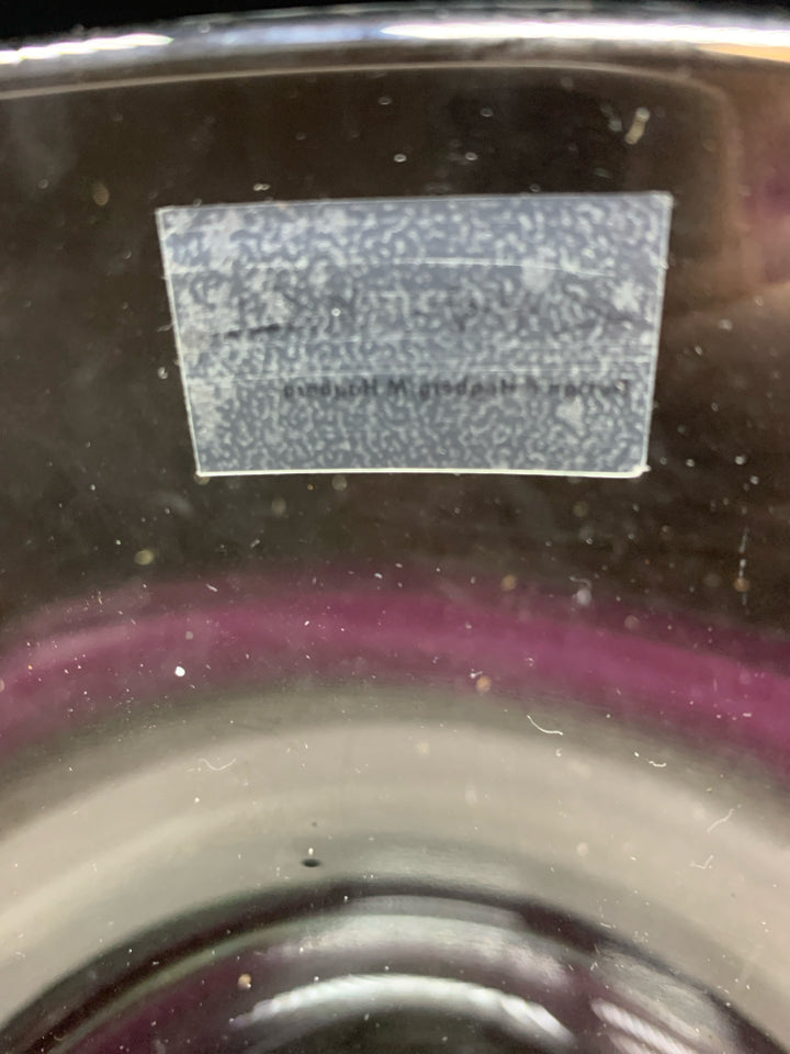 K/M HAGBERG GLASS FLARE BOWL.