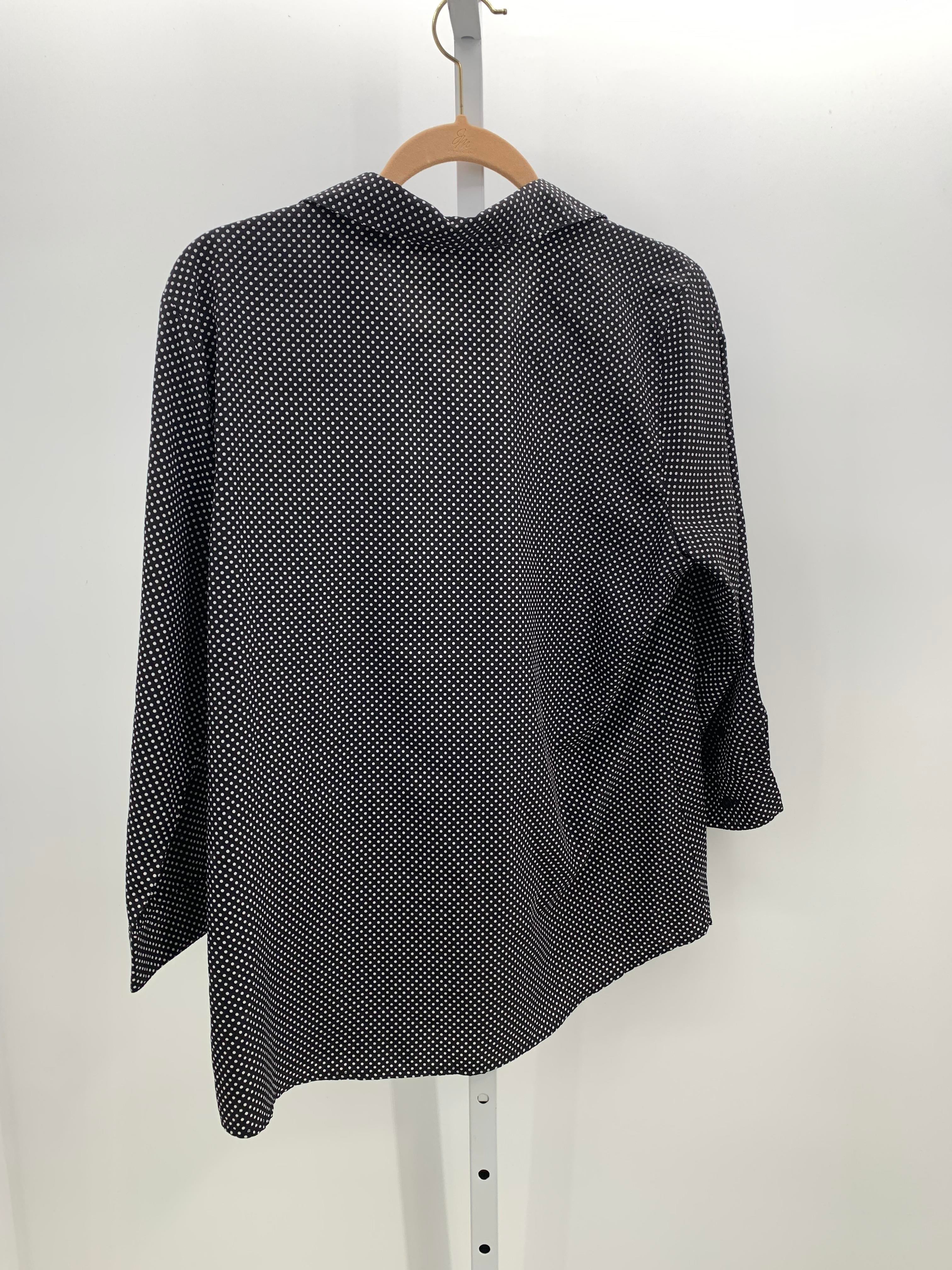 Liz Claiborne Size Large Misses 3/4 Sleeve Shirt