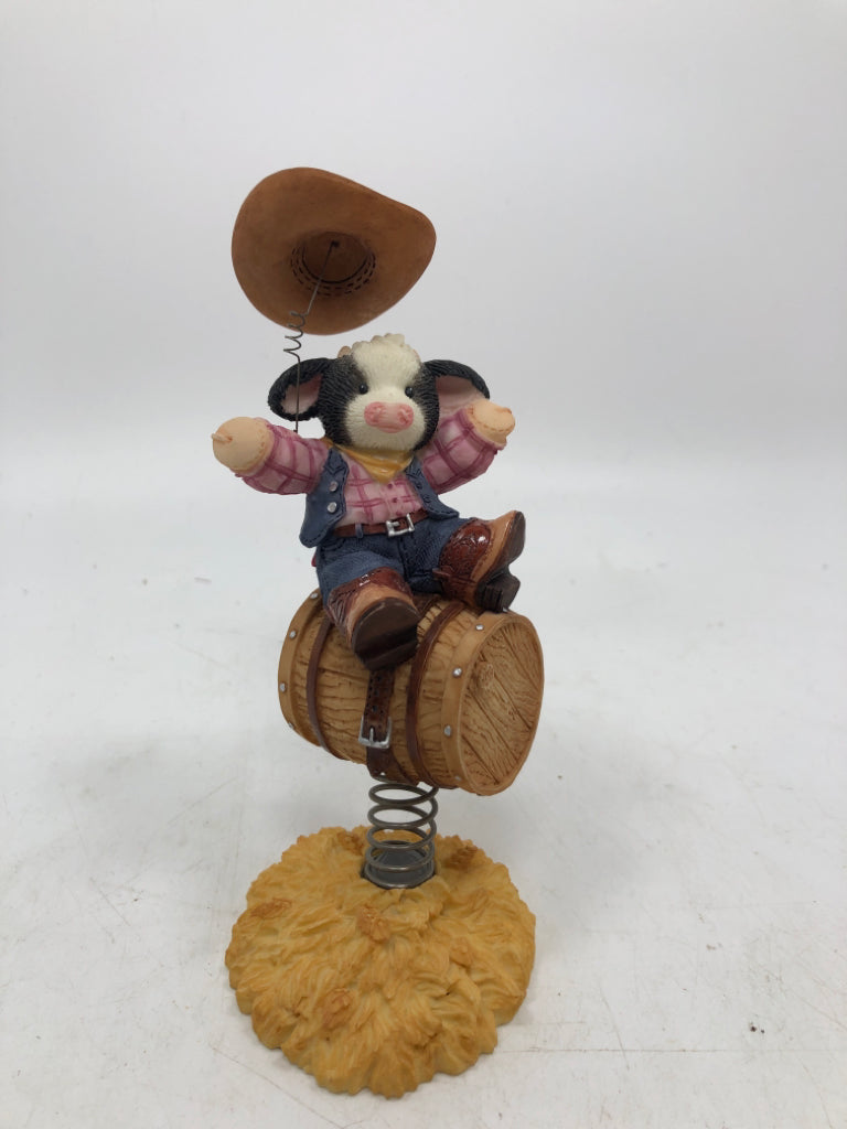 YOURE A BARREL OF FUN" MARY MOOMOOS FIGURINE.