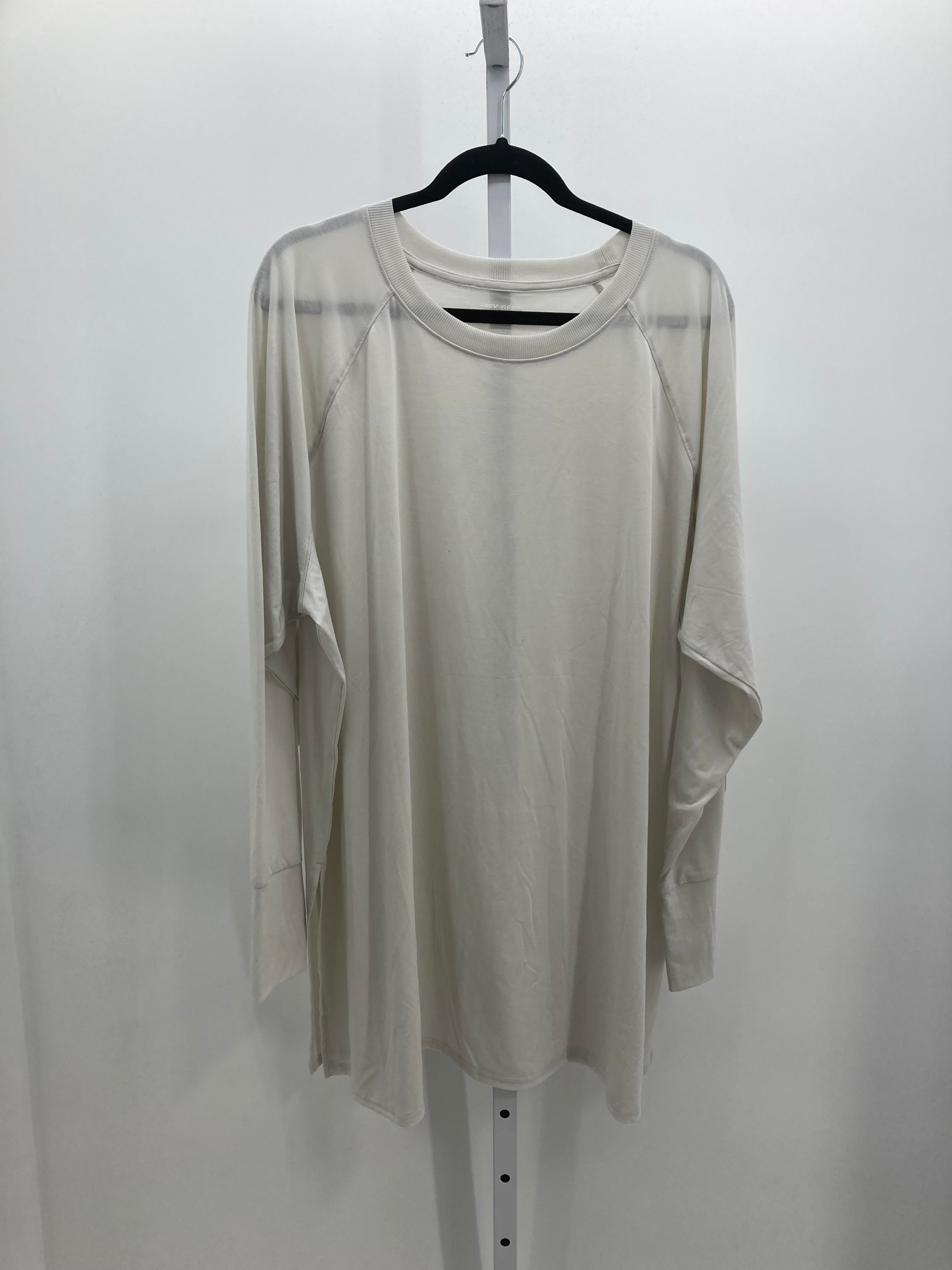 Tek Gear Size 3X Womens Long Sleeve Shirt