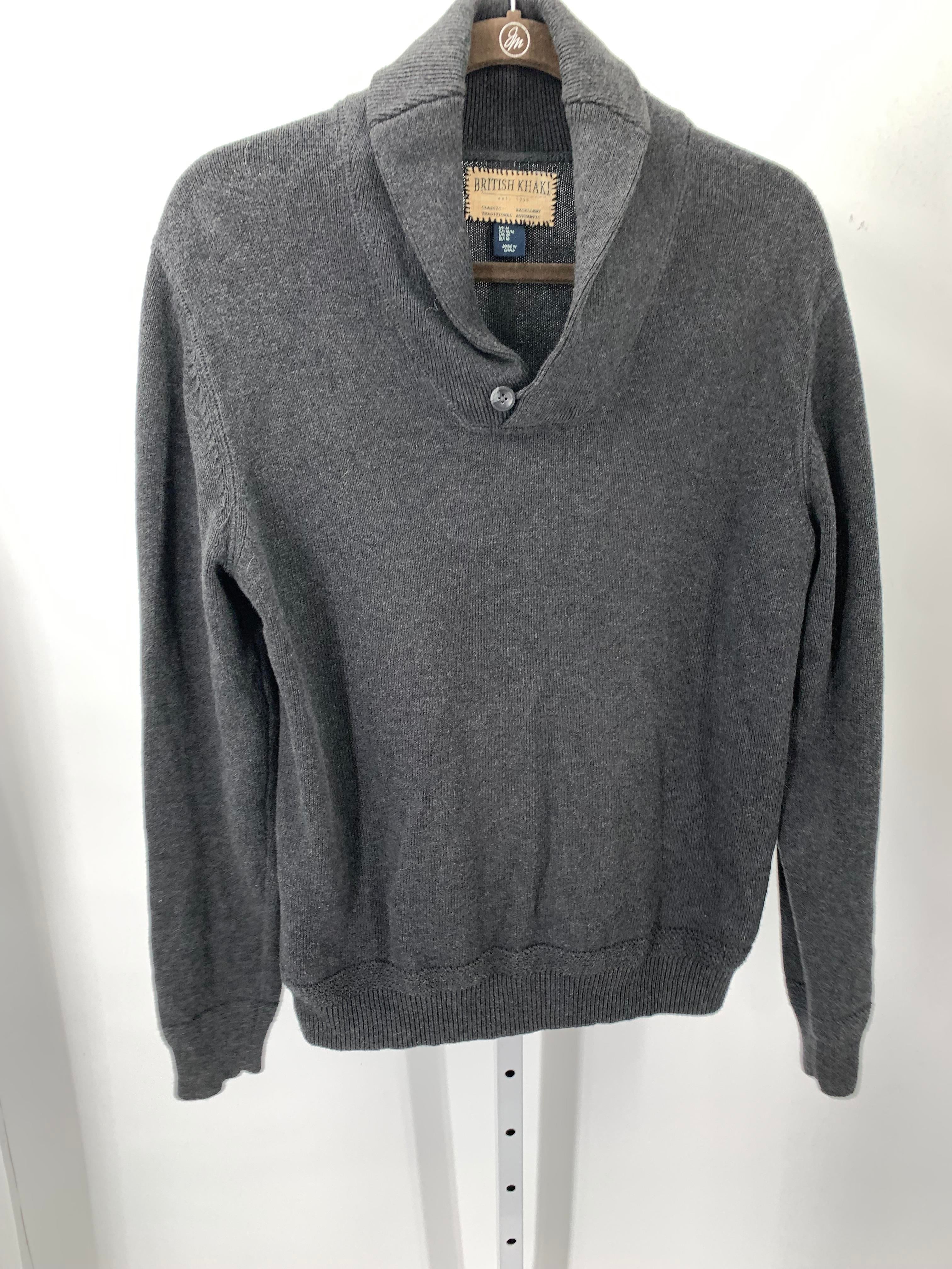 RIBBED BUTTON SWEATER