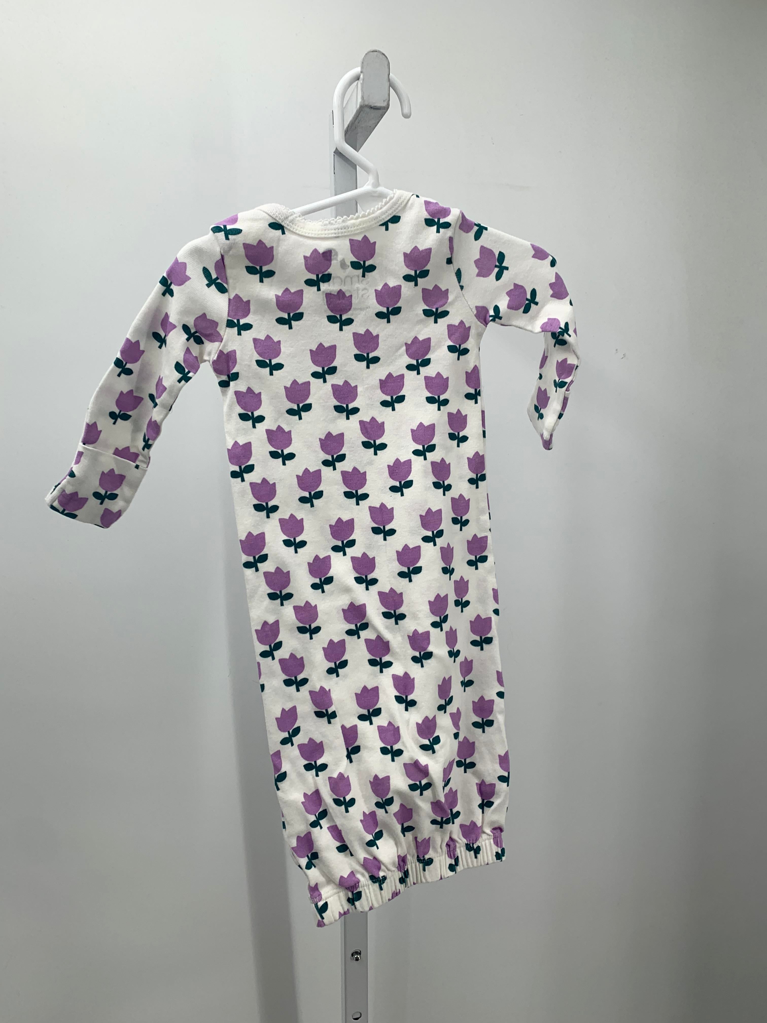Size 0-6 Months Girls Gown Sleeper