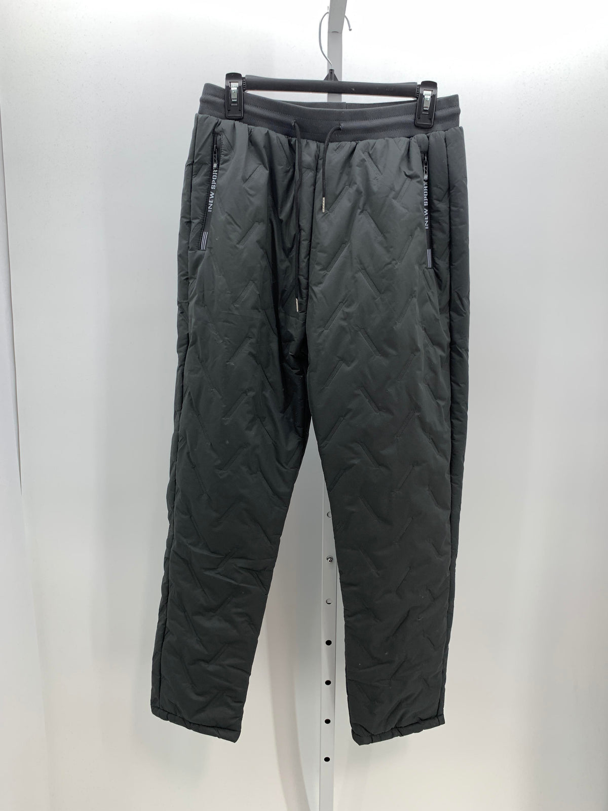 FAUX FUR LINED PANTS.
