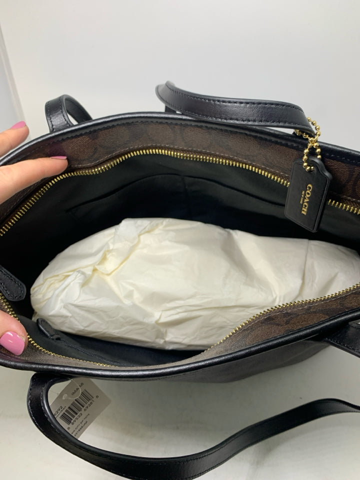 Coach F58292 Signature City Zip Tote Bag- New With Tags