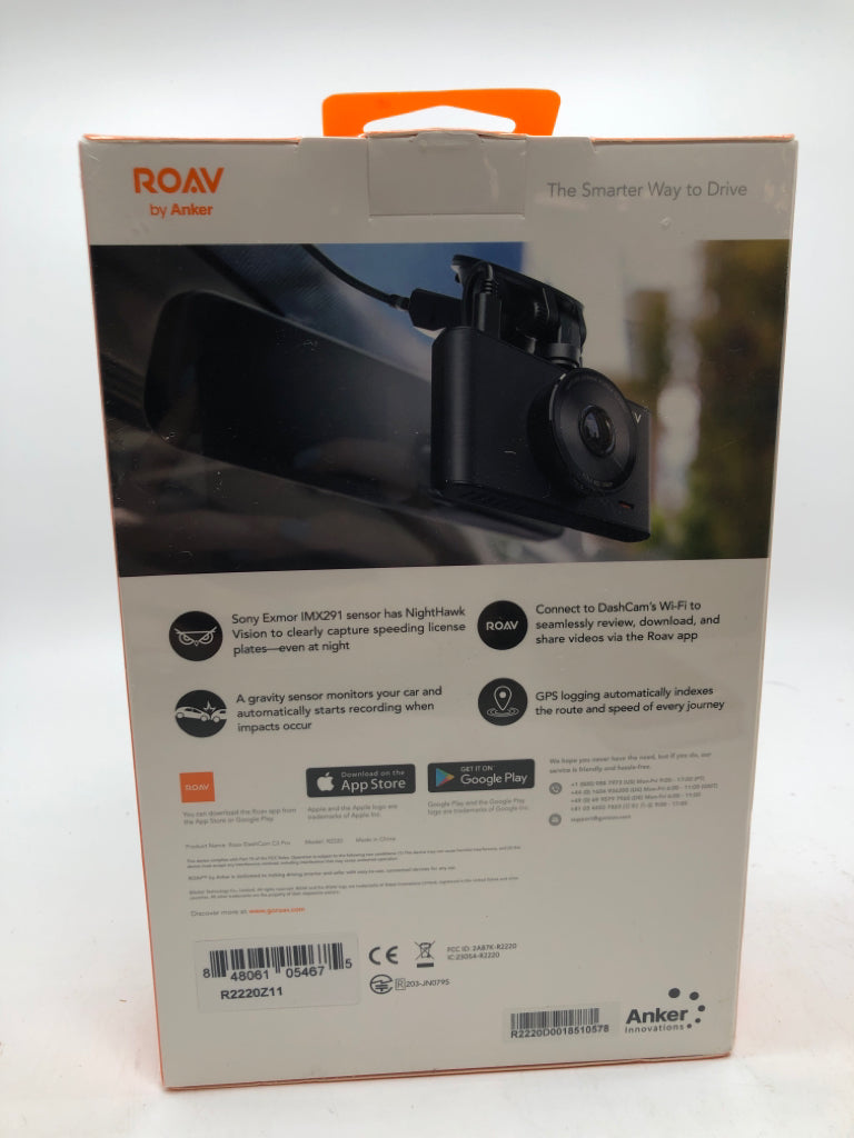 NIB ROAV DASHCAM C2 PRO.