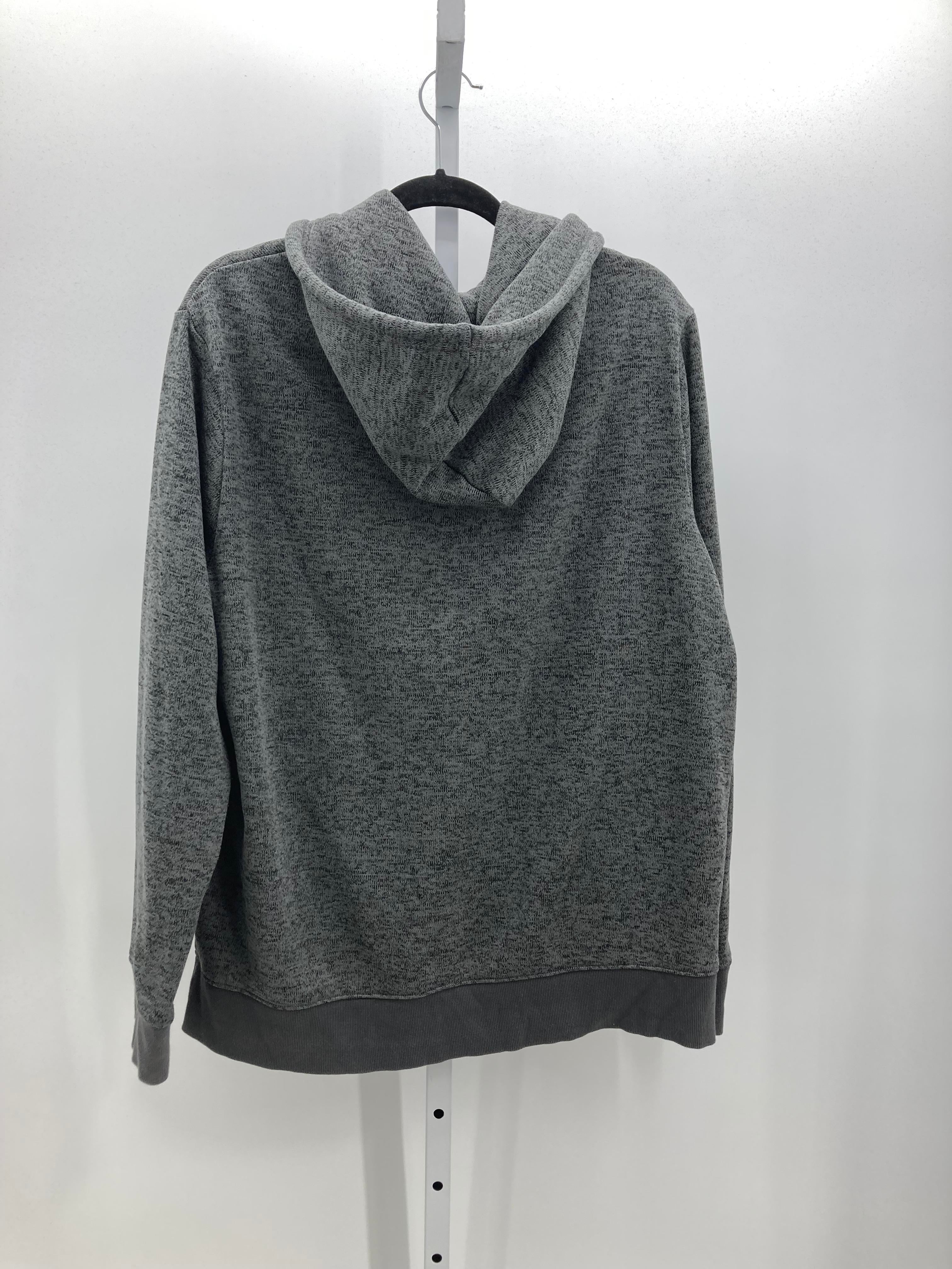 HOODED ZIP KNIT