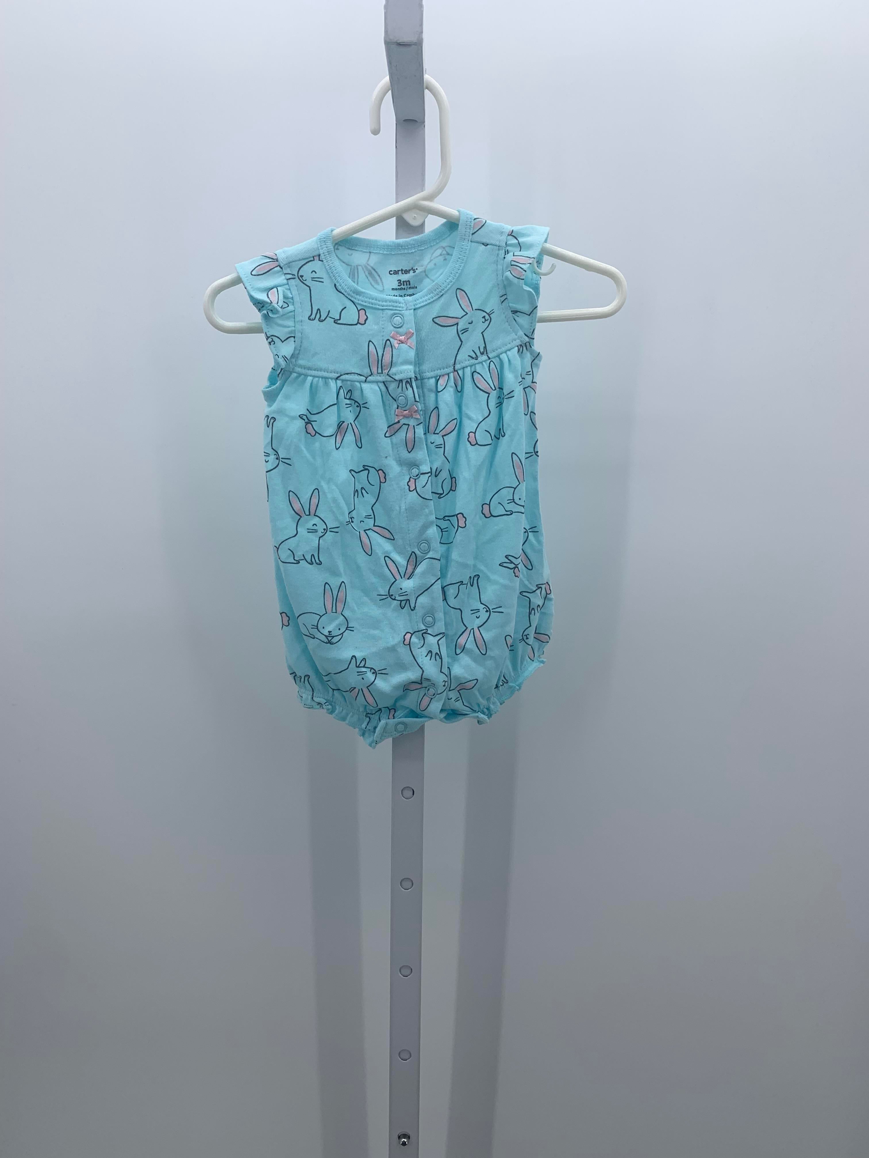 Carters Size 3 Months Girls Sleeveless Romper