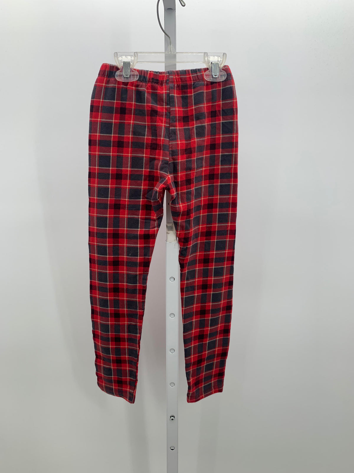 ELASTIC WAIST PLAID