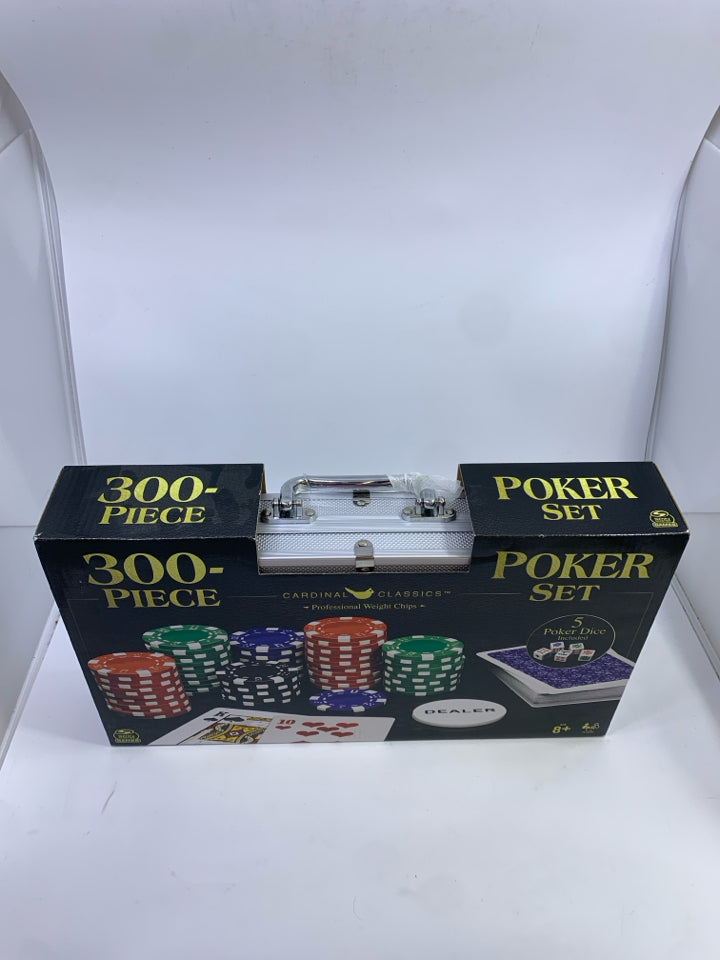 NIB POKER SET 300PC CARDINAL CLASSICS.