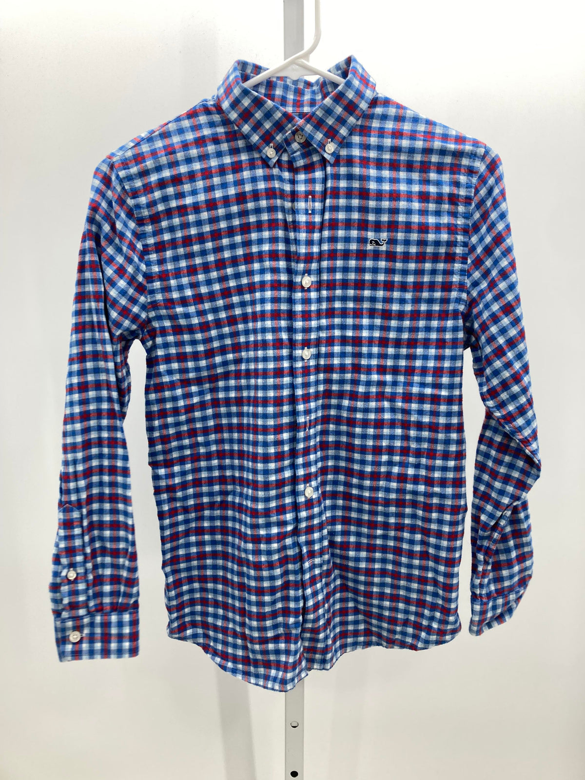 RED WHITE PLAID