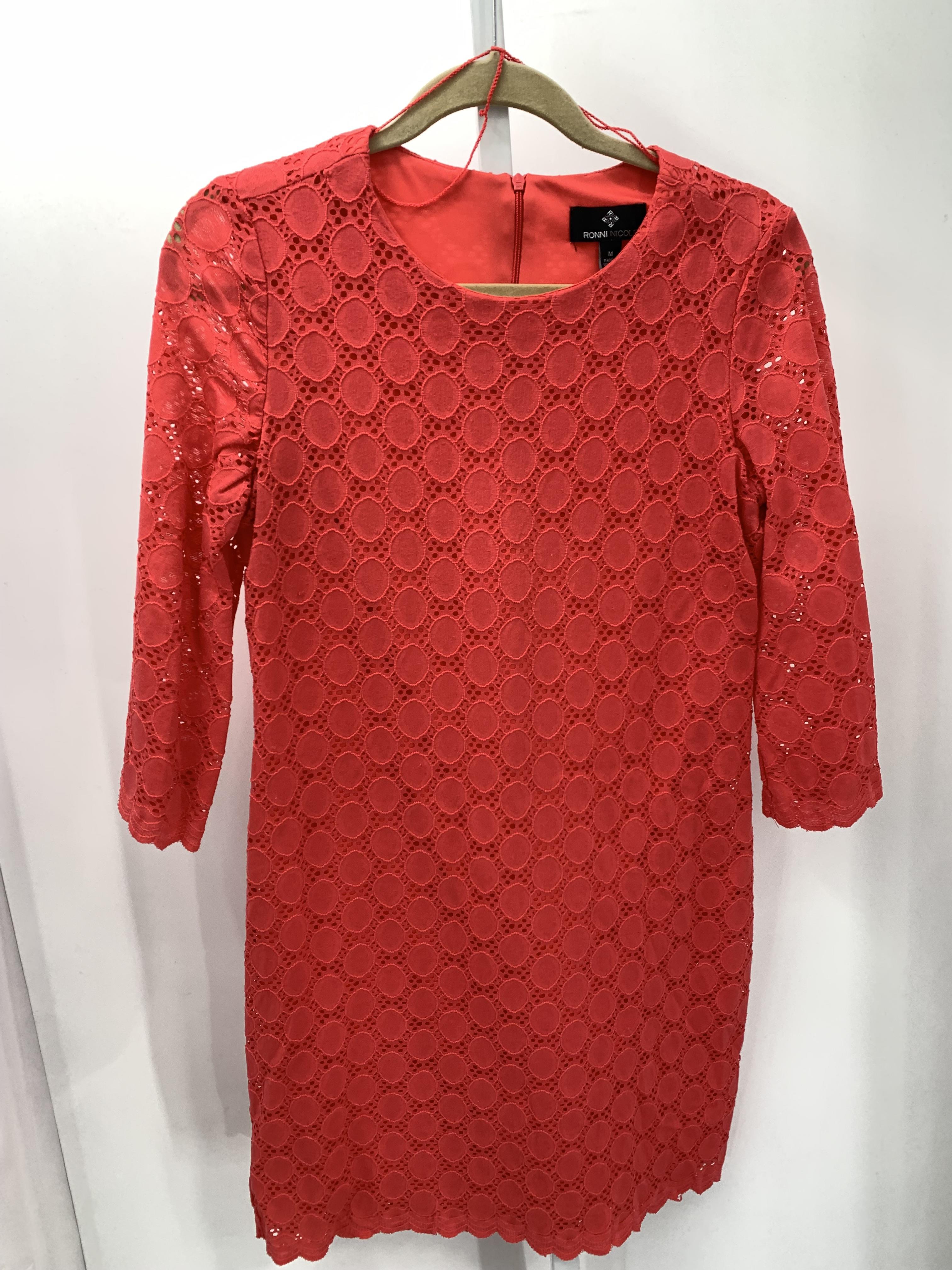 Ronnie Nicole Size Medium Misses 3/4 Sleeve Dress