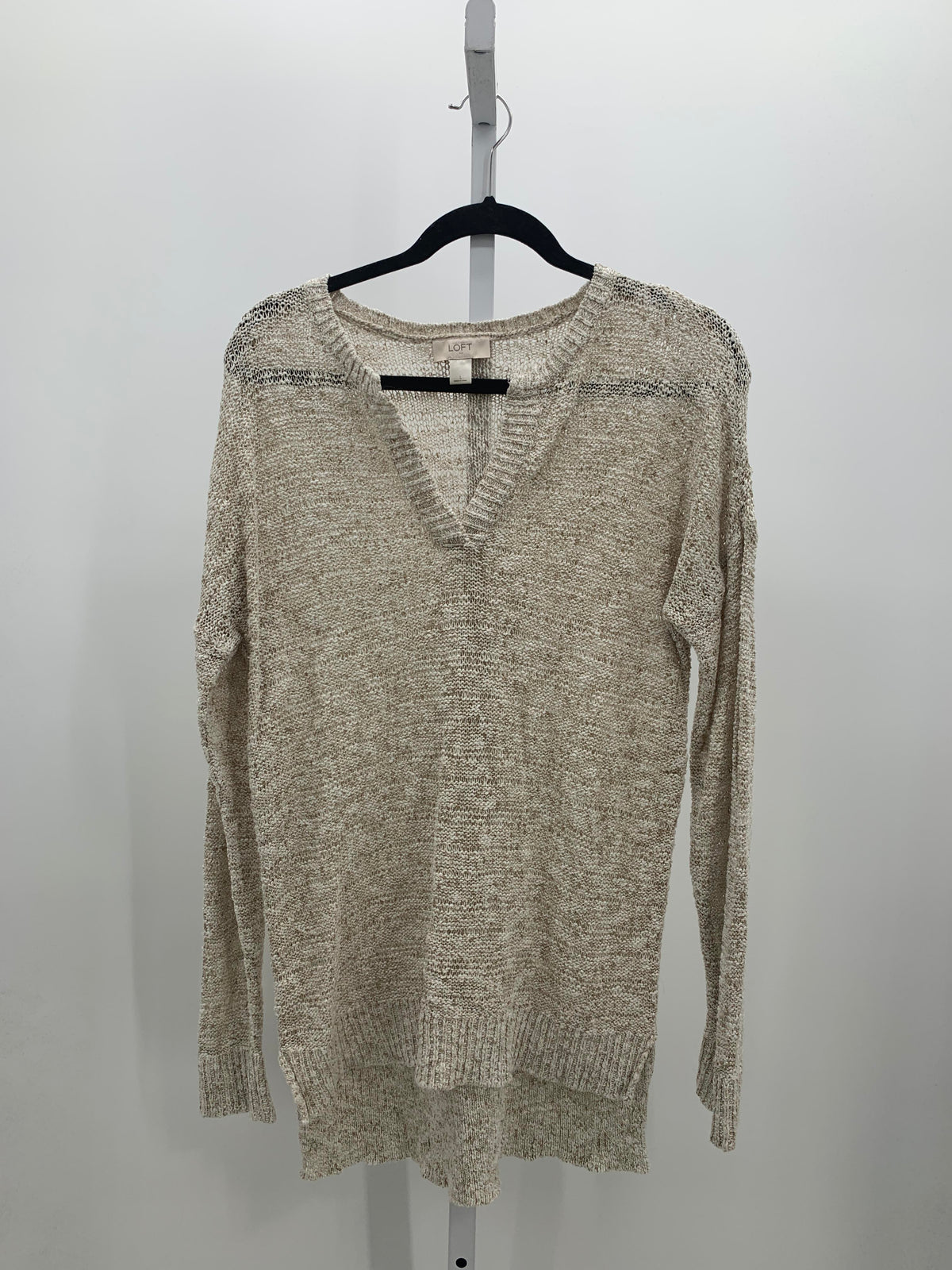 Loft Size Large Misses Long Slv Sweater
