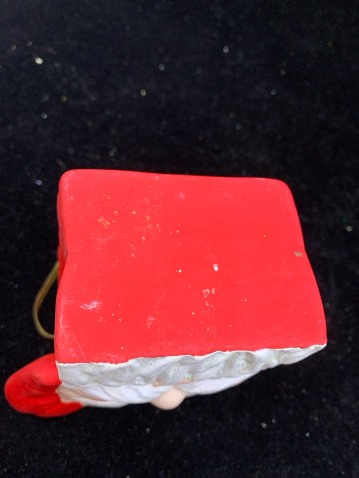 CERAMIC SANTA BAG.