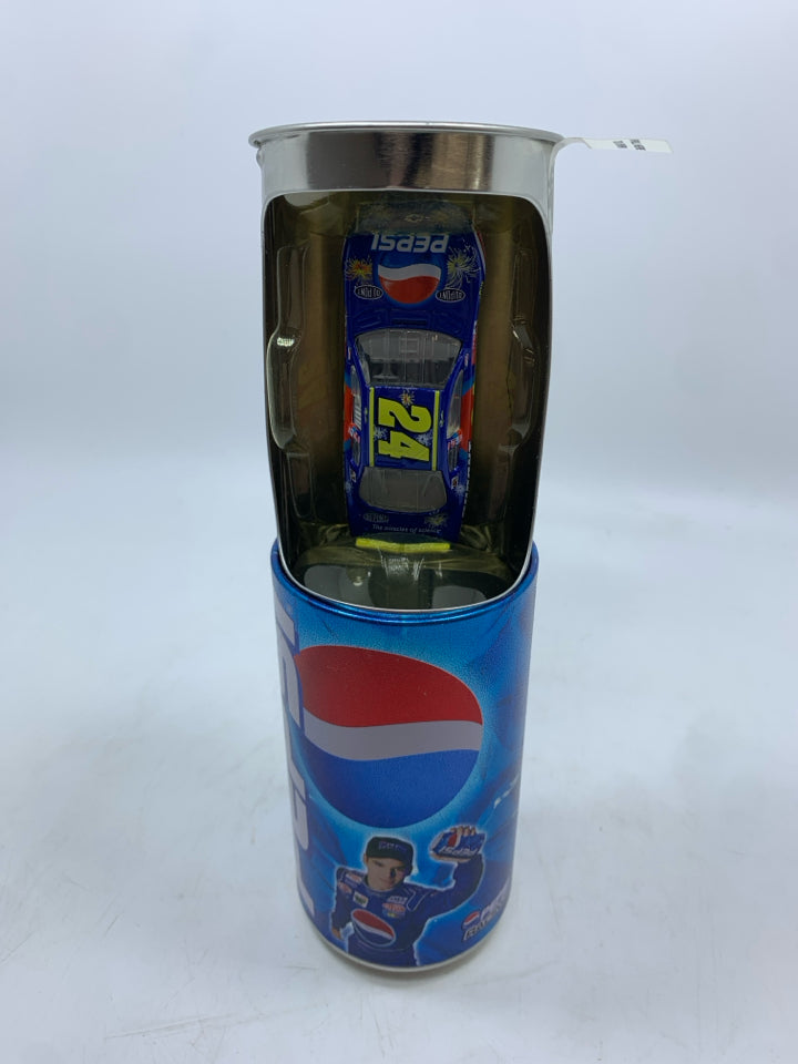 PEPSI RACING COLLECTORS 24 DIECAST CAR IN CAN.